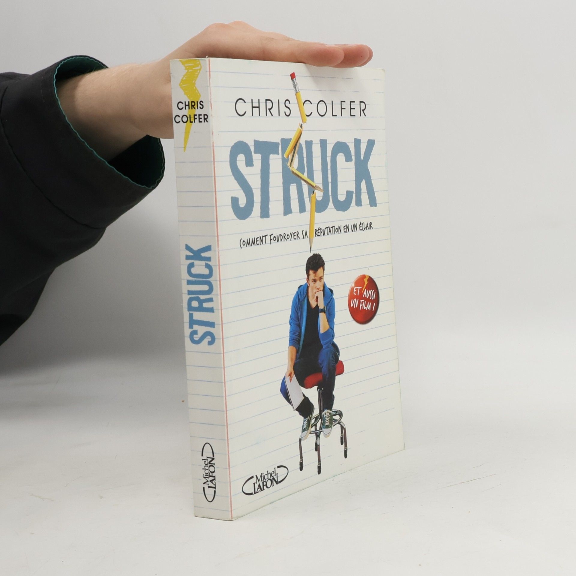 Chris Colfer Struck