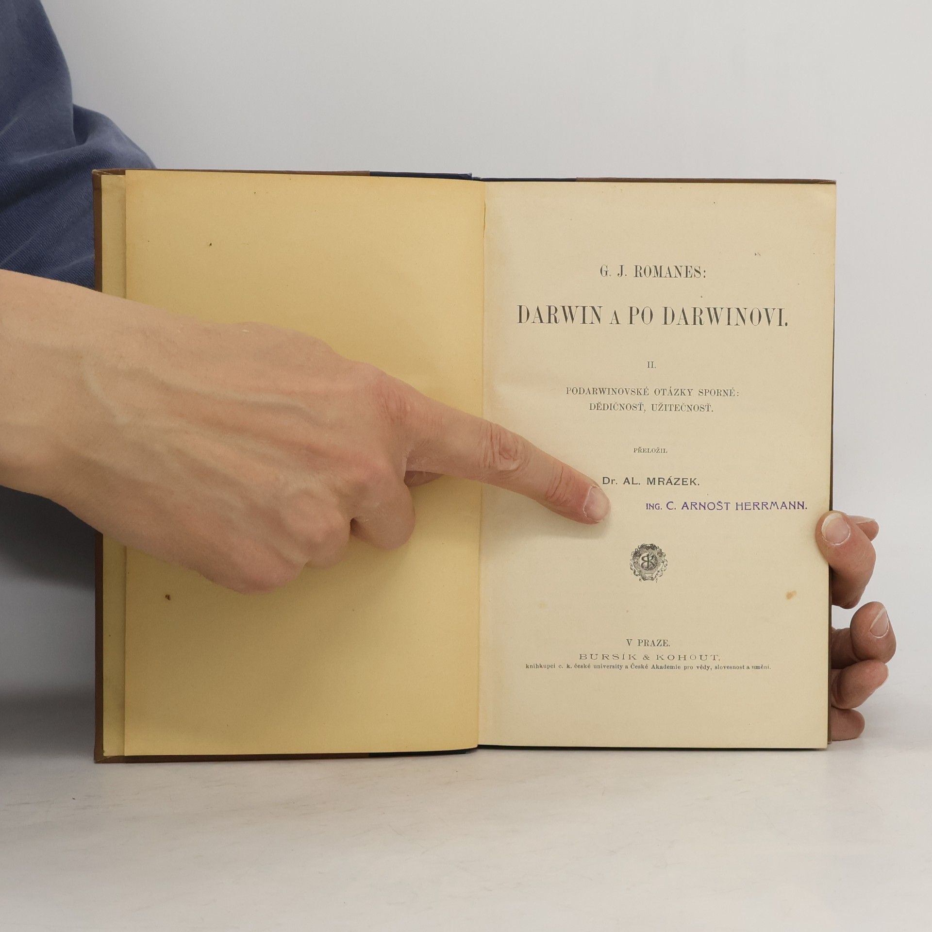 G. J. Romanes Darwin a po Darwinovi