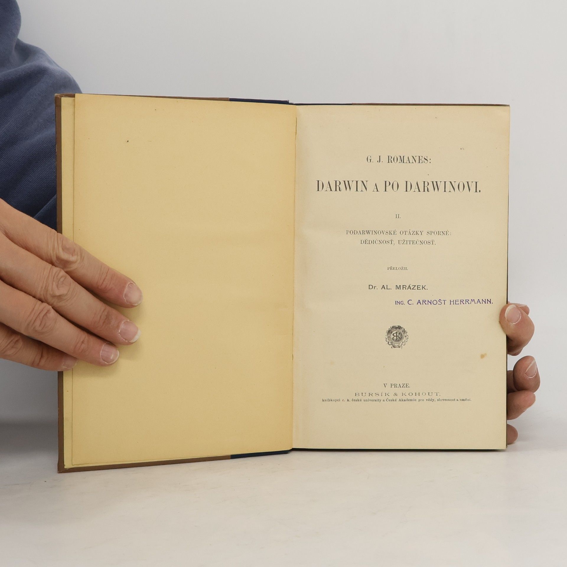 G. J. Romanes Darwin a po Darwinovi
