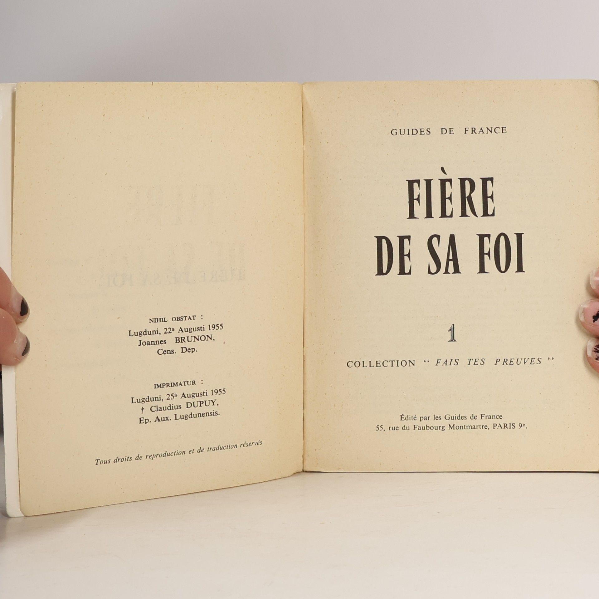 Autorenkollektiv Fière de sa foi 1