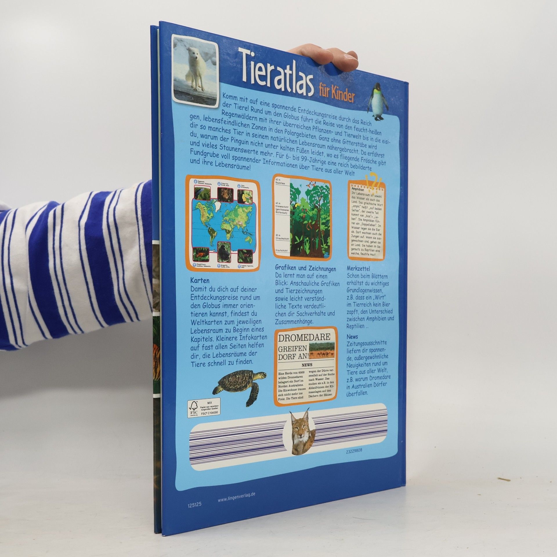 Autorenkollektiv Tieratlas für Kinder