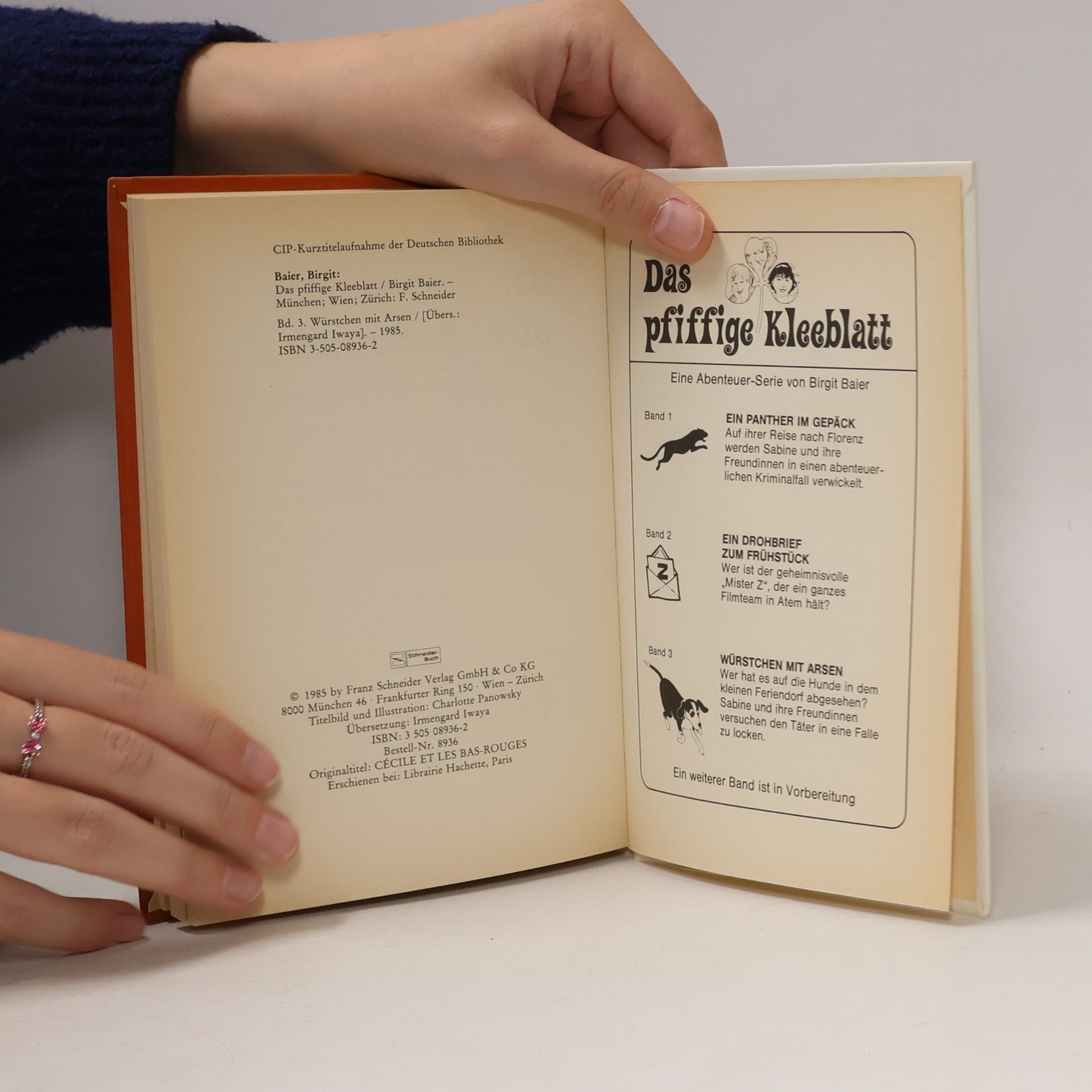 Birgit Baier Das pfiffige Kleeblatt III. Würstchen mit Arsen