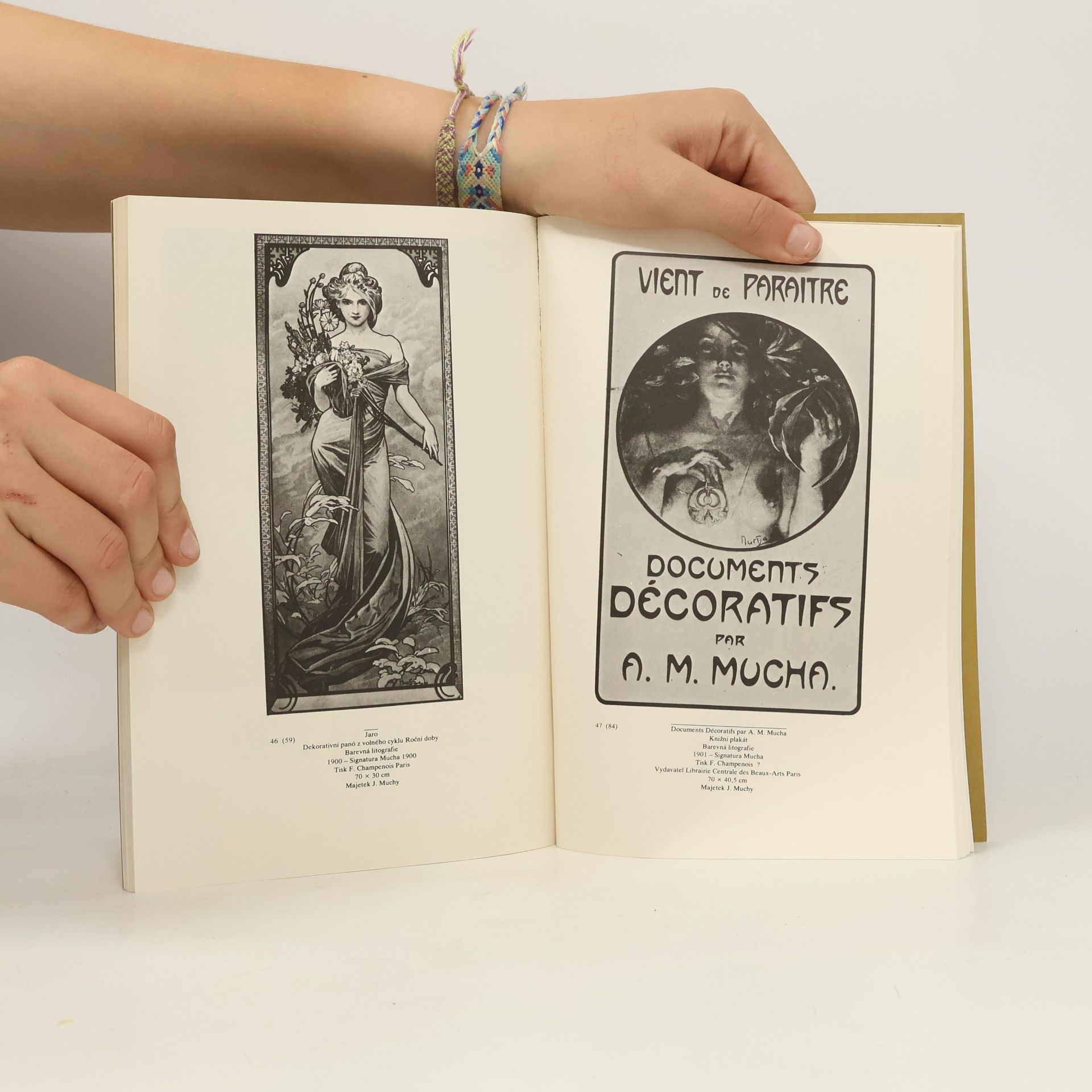Emil Minář Alfons Mucha. Soubor užité grafiky