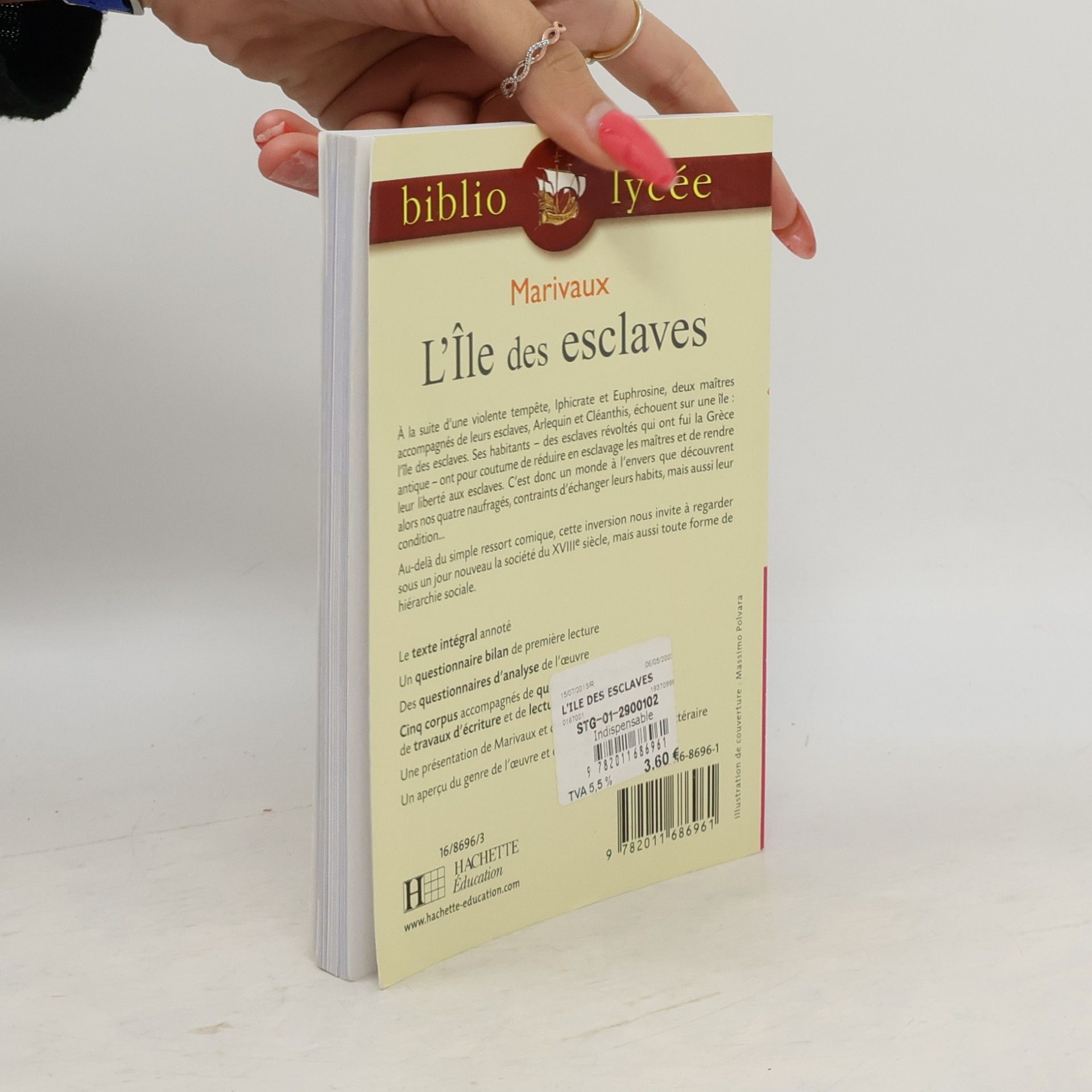 Pierre de Marivaux Bibliolycée - 13: L'île des esclaves (Livre de l'élève)