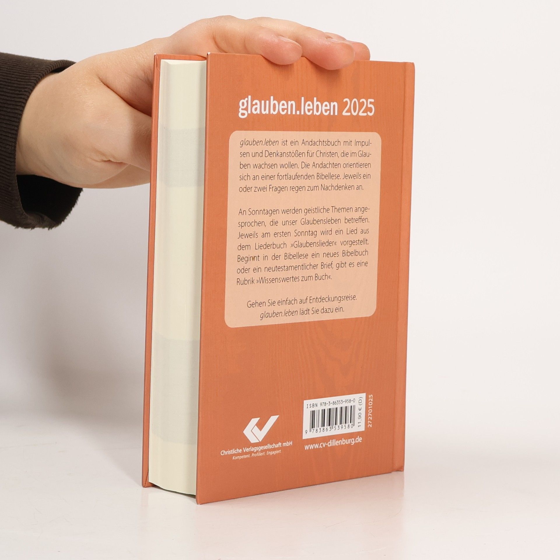 Christliche Verlagsges glauben.leben 2025 Buchkalender