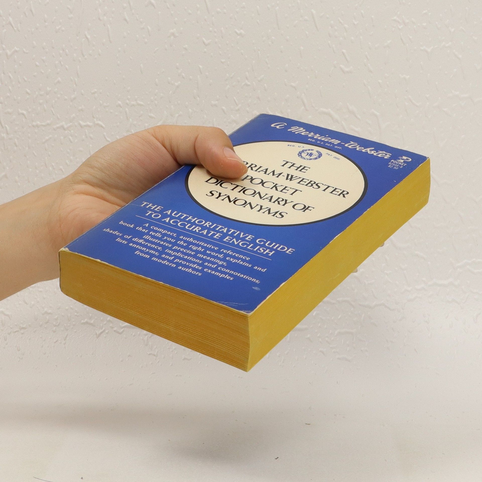 C. Merriam The Merriam-Webster pocket dictionary of synonyms