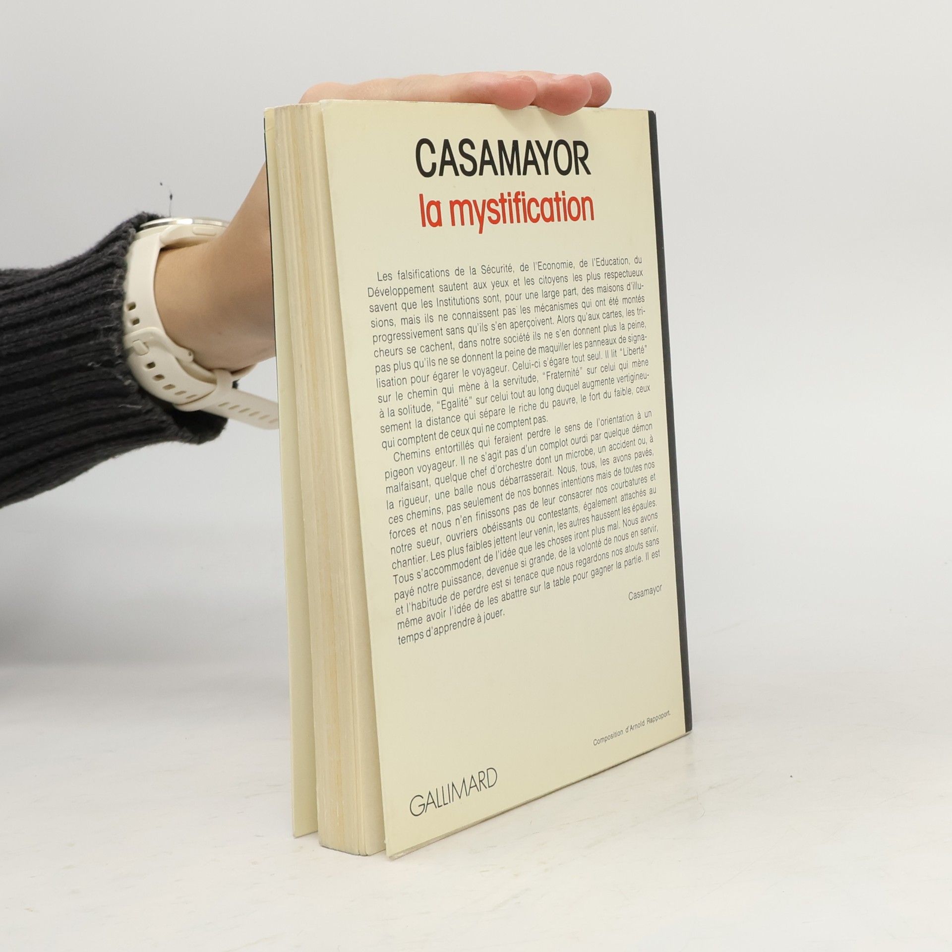 Casamayor  La mystification