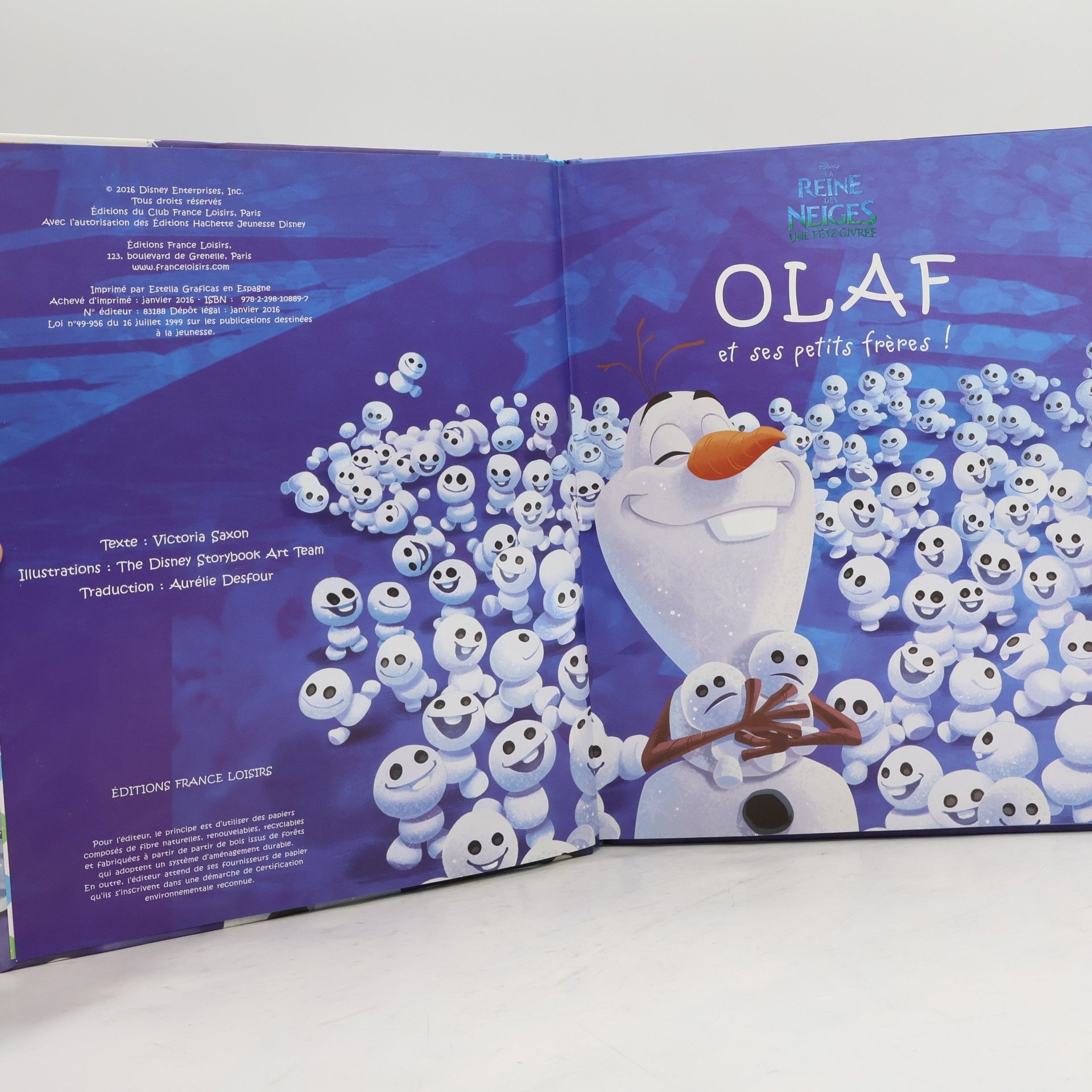 Victoria Saxon Olaf et ses petits frères !