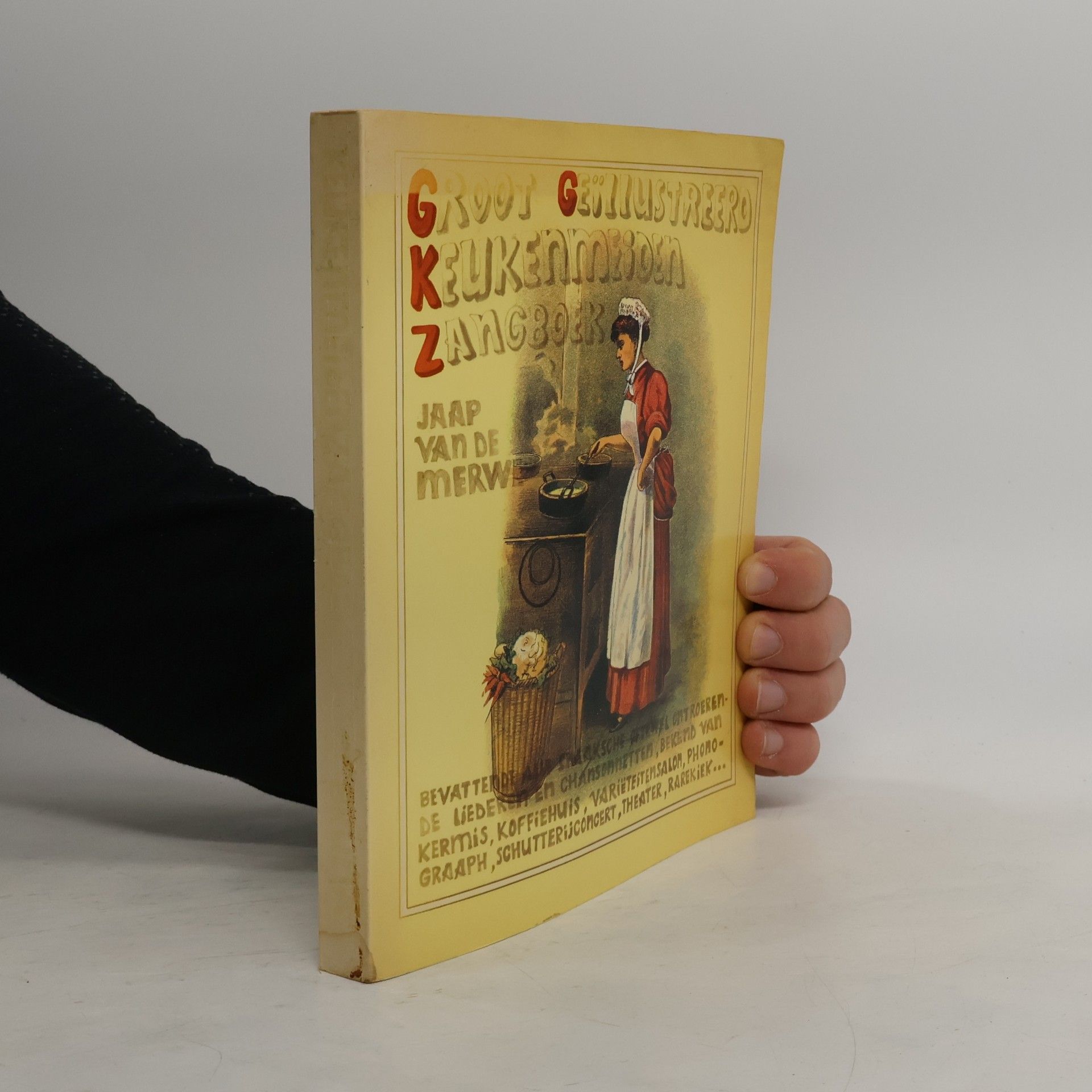 Groot geïllustreerd keukenmeidenzangboek