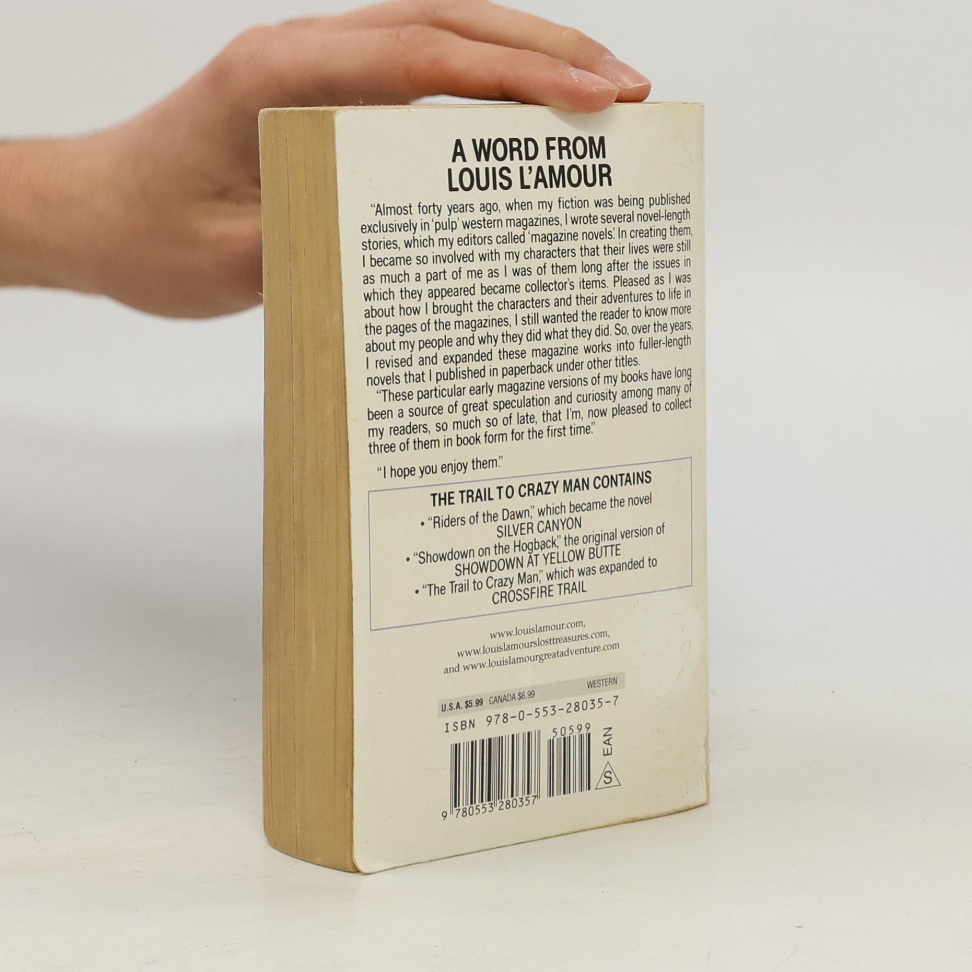 Louis Deaborn Lamoor The Trail to Crazy Man