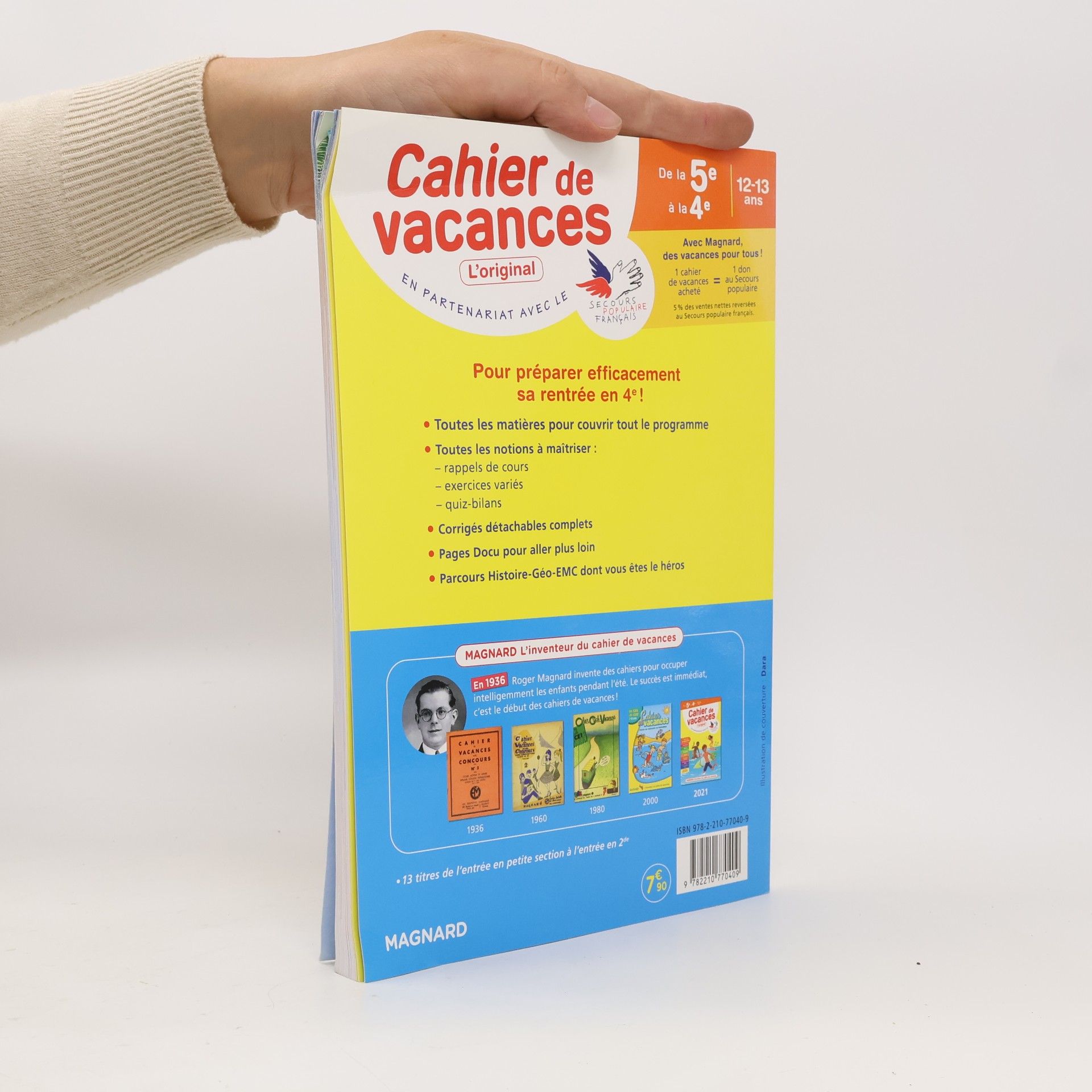 Catherine Mazaud-Aujard Cahier de vacances 2022, de la 5e vers la 4e
