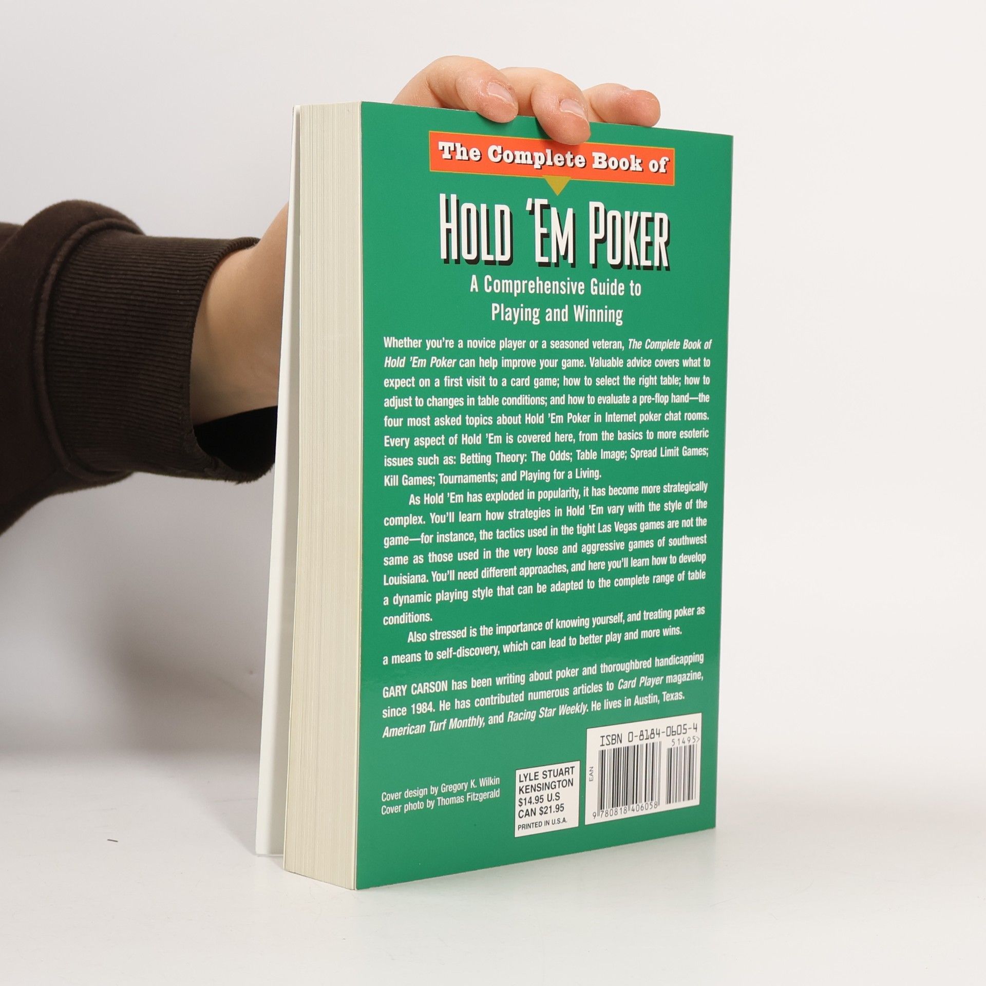 Gary Carson The Complete Book of Hold 'Em Poker