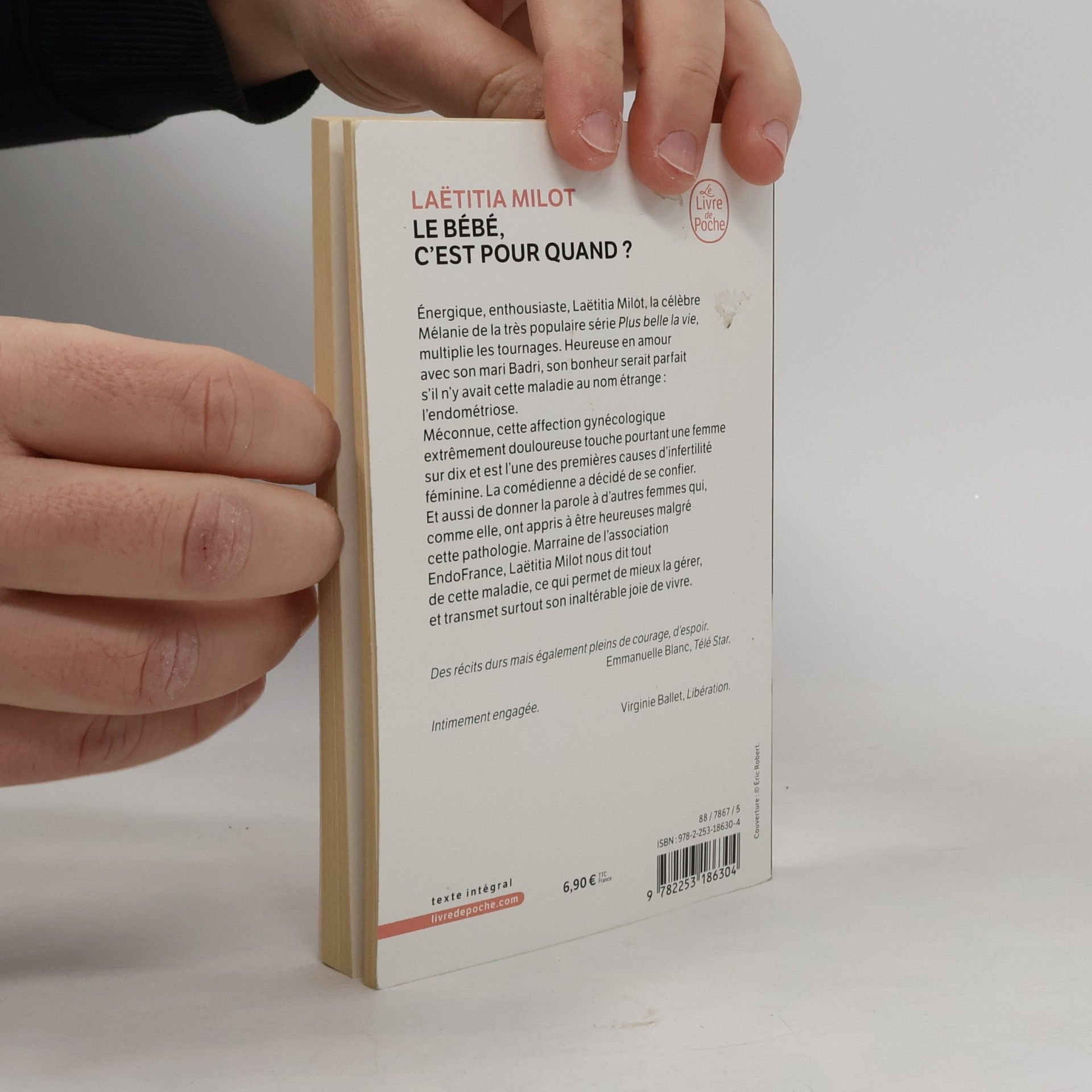 Laëtitia Milot Le Livre de Poche: Le bébé, c'est pour quand ?