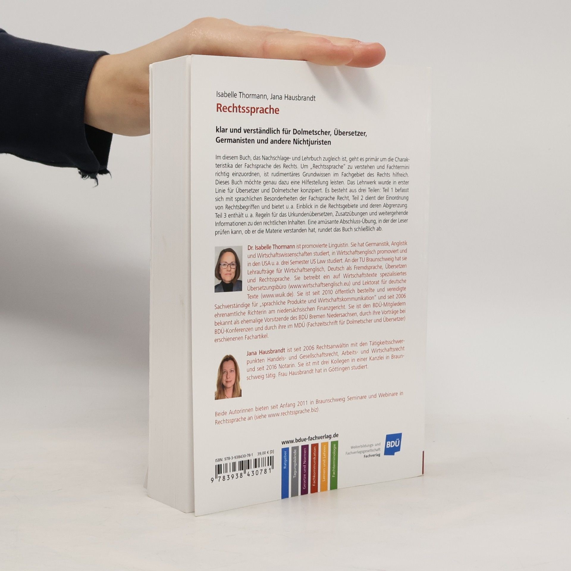 Isabelle Thormann Rechtssprache