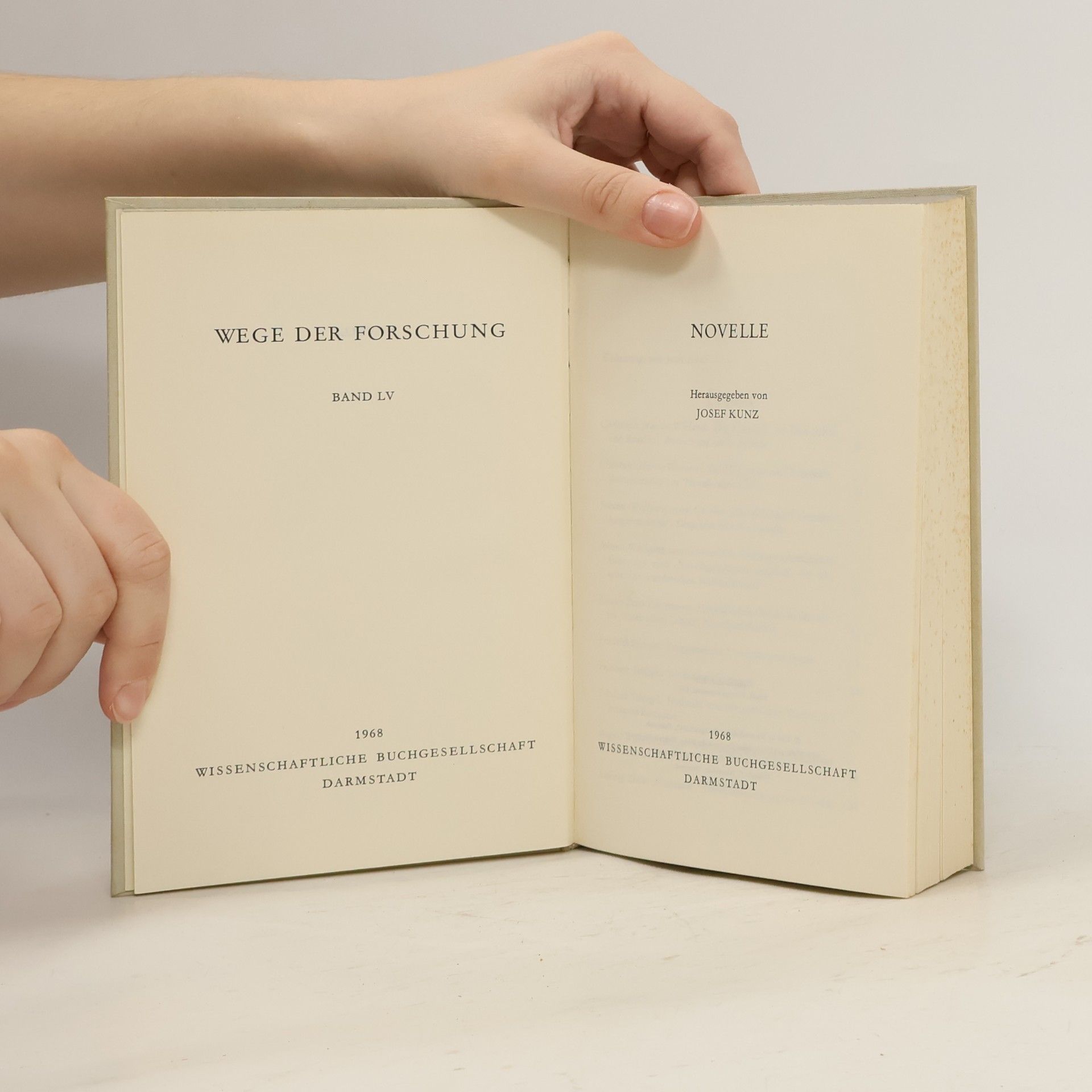 Josef Kunz Novelle