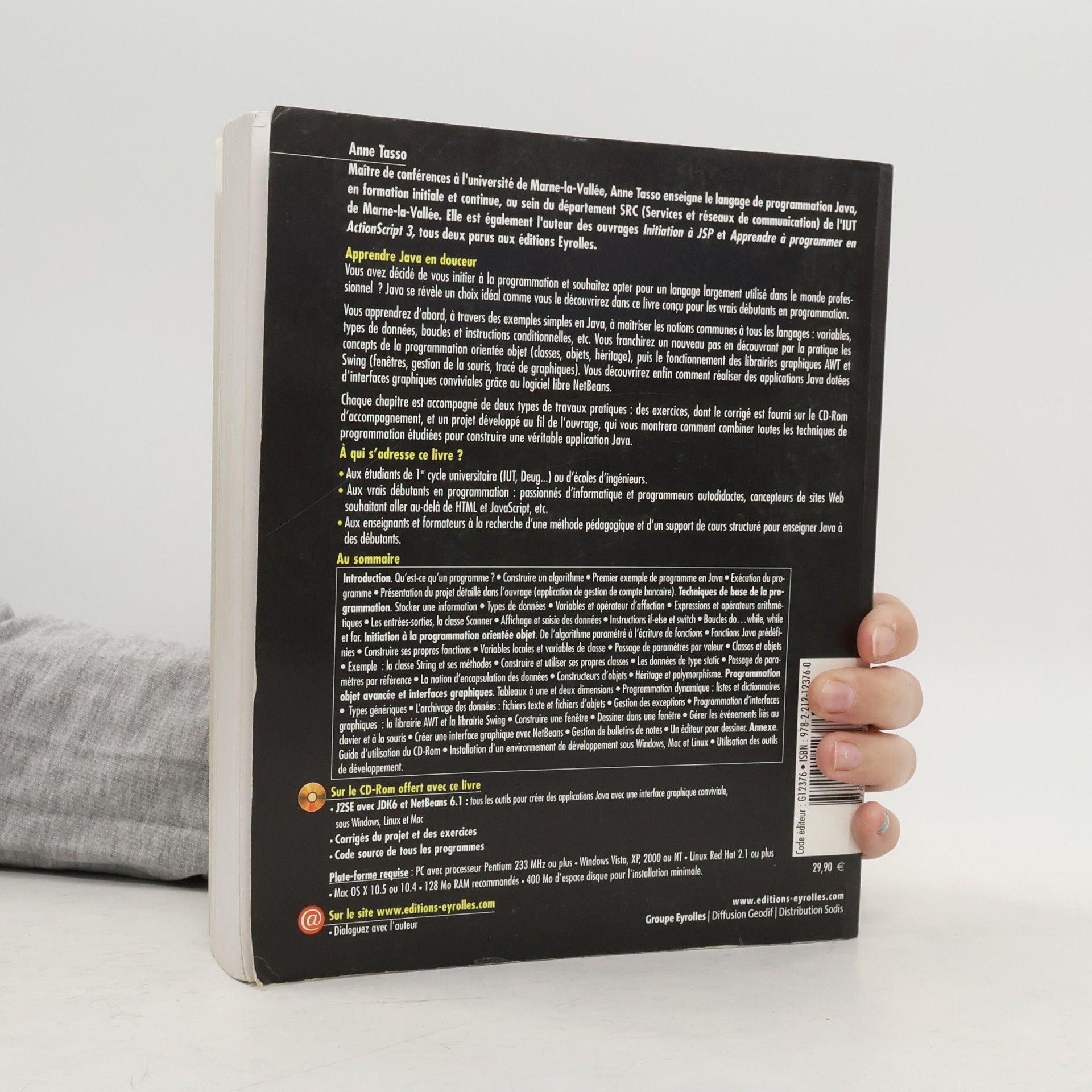 Anne Tasso Le livre de Java premier langage