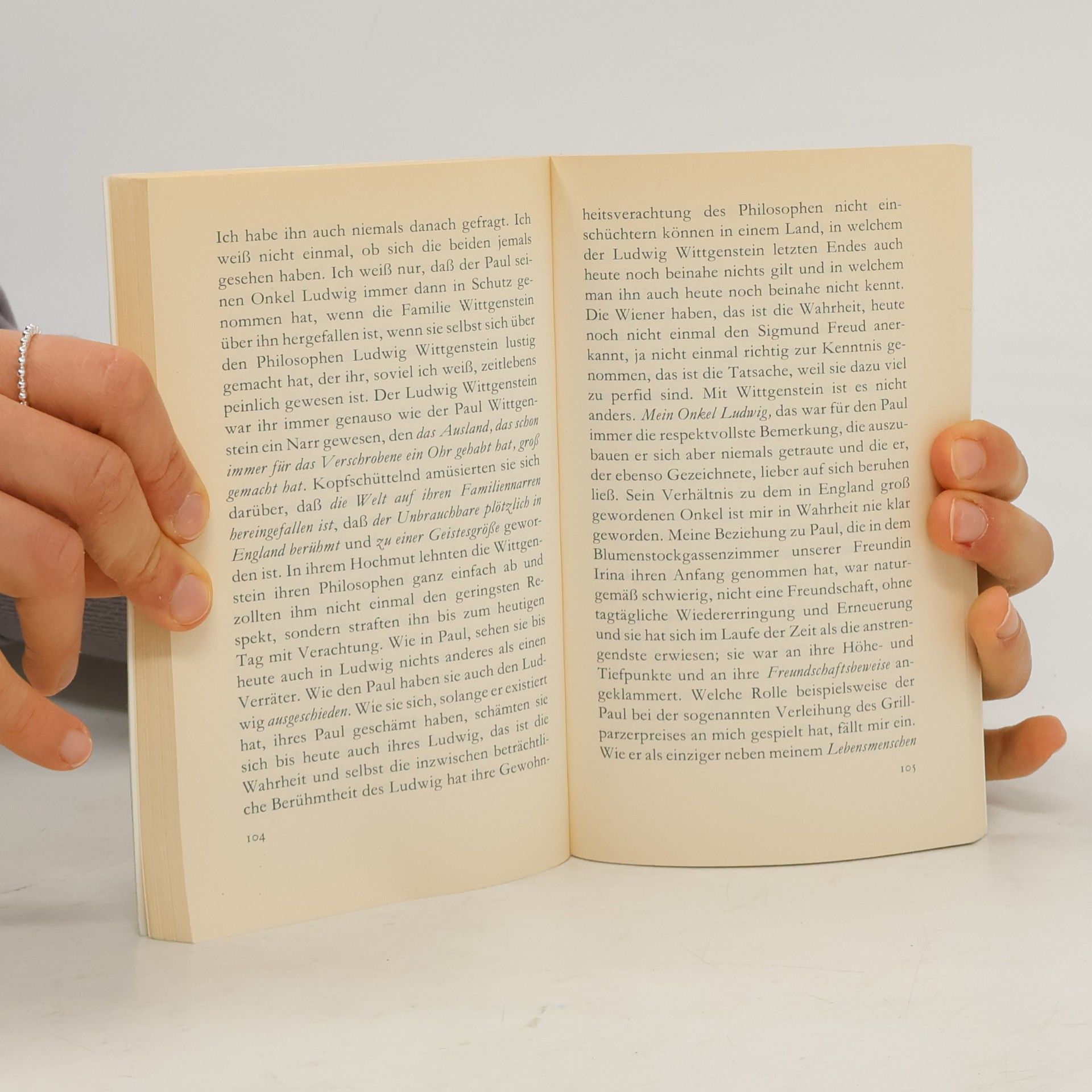 Thomas Bernhard Wittgensteins Neffe
