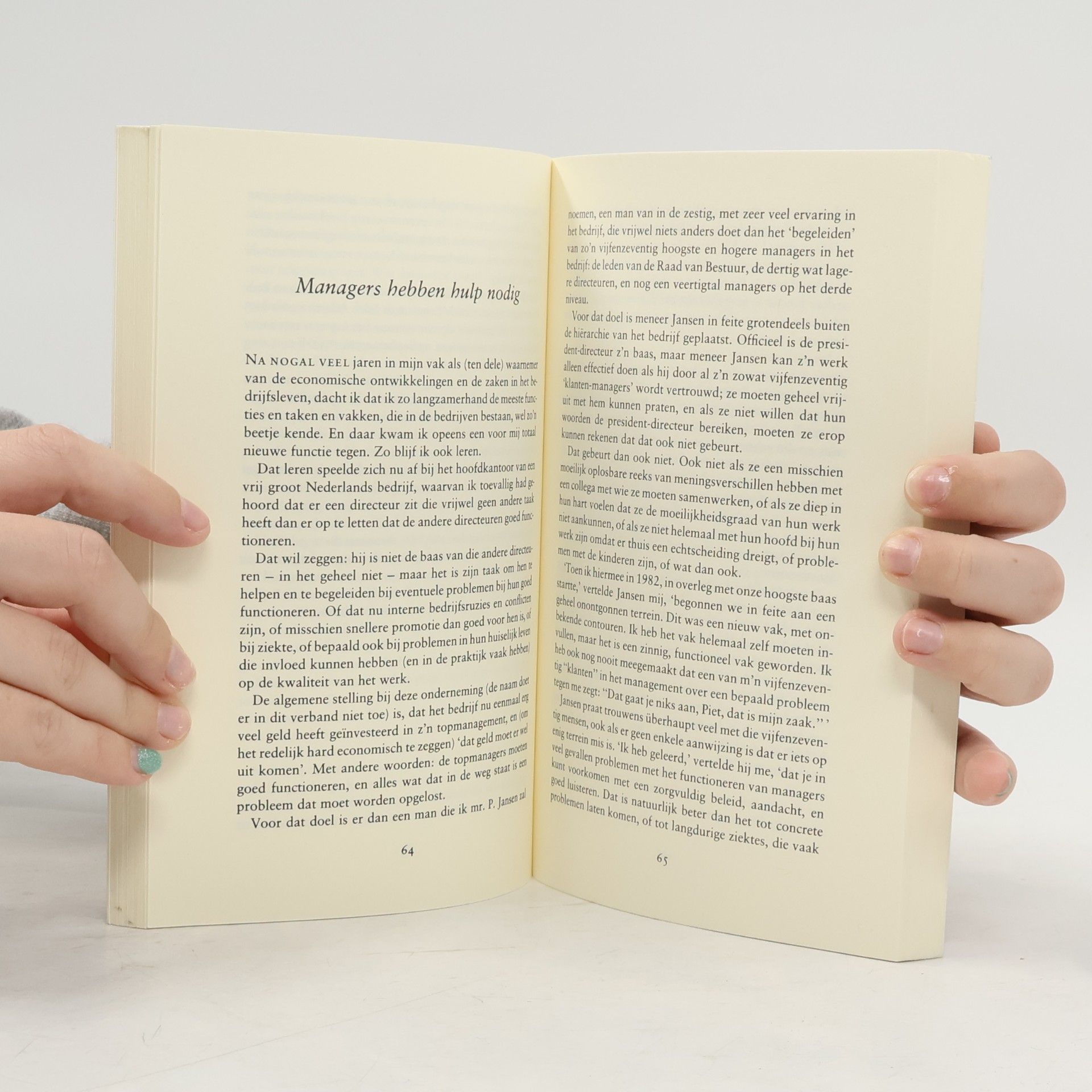 E. Peereboom Basisbibliotheek voor de manager: Werken op donderdag