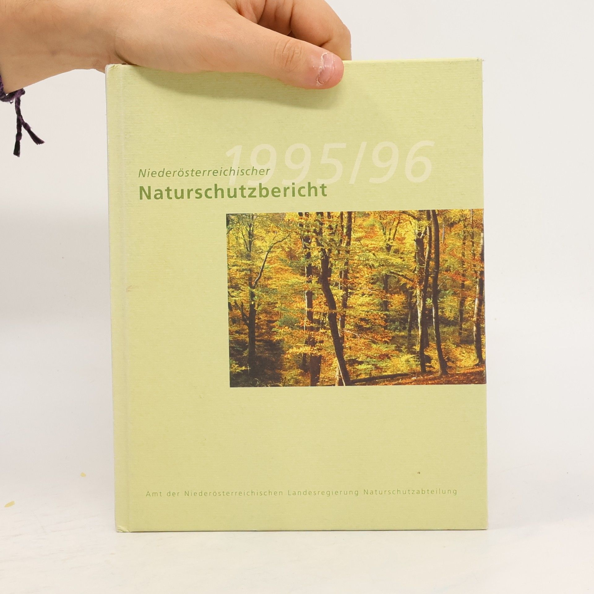 Autorenkollektiv Niederösterreichischer Naturschutzbericht 1995/96