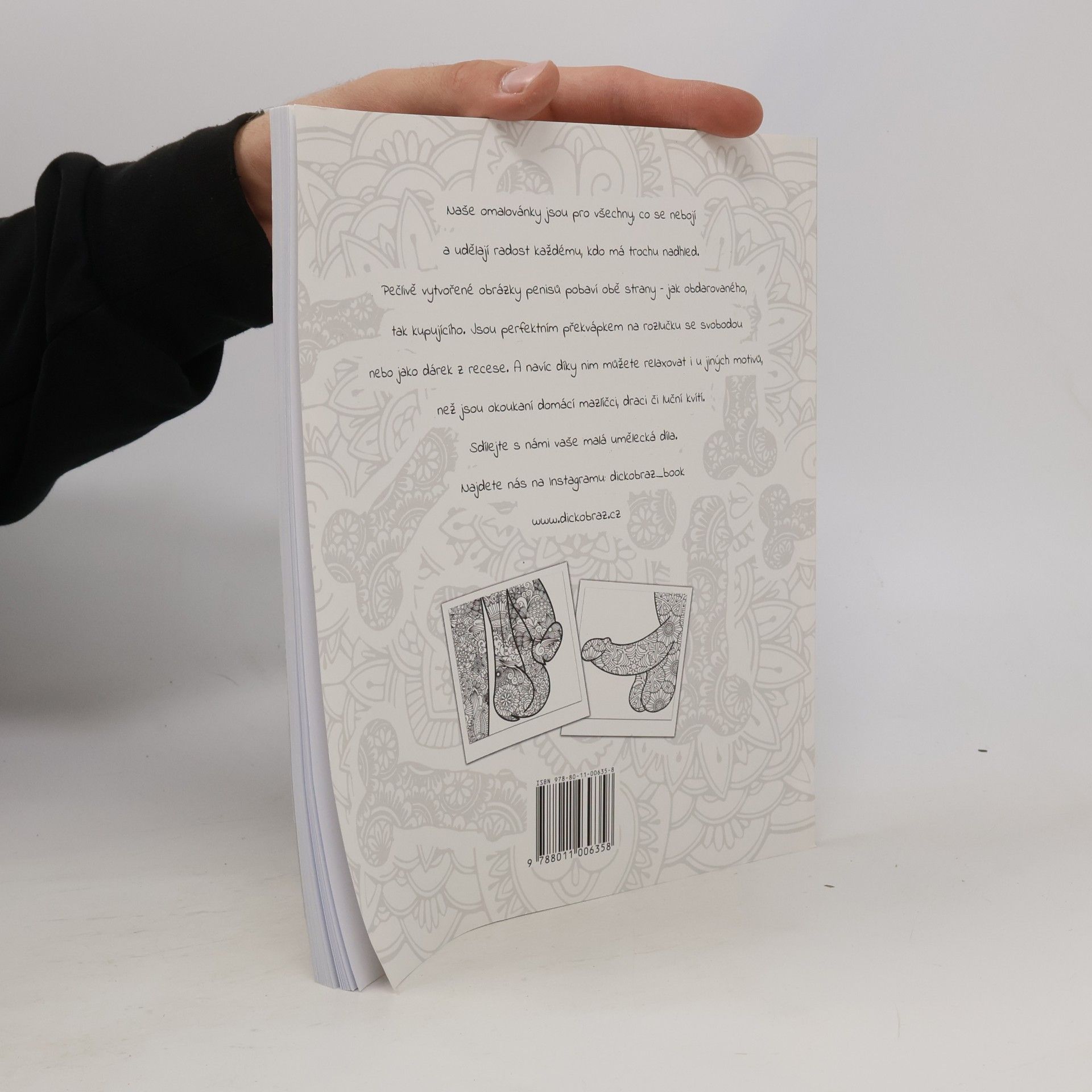 Tomáš Horych DickObraz : omalovánky pro dospělé = the adult coloring book full of dicks