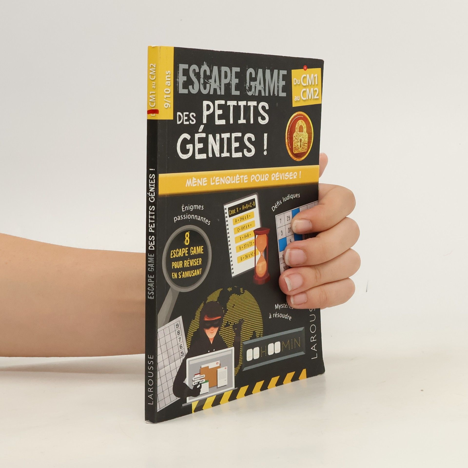 Mallory Monhard Escape games des petits génies CM1: Du CM1 au CM2
