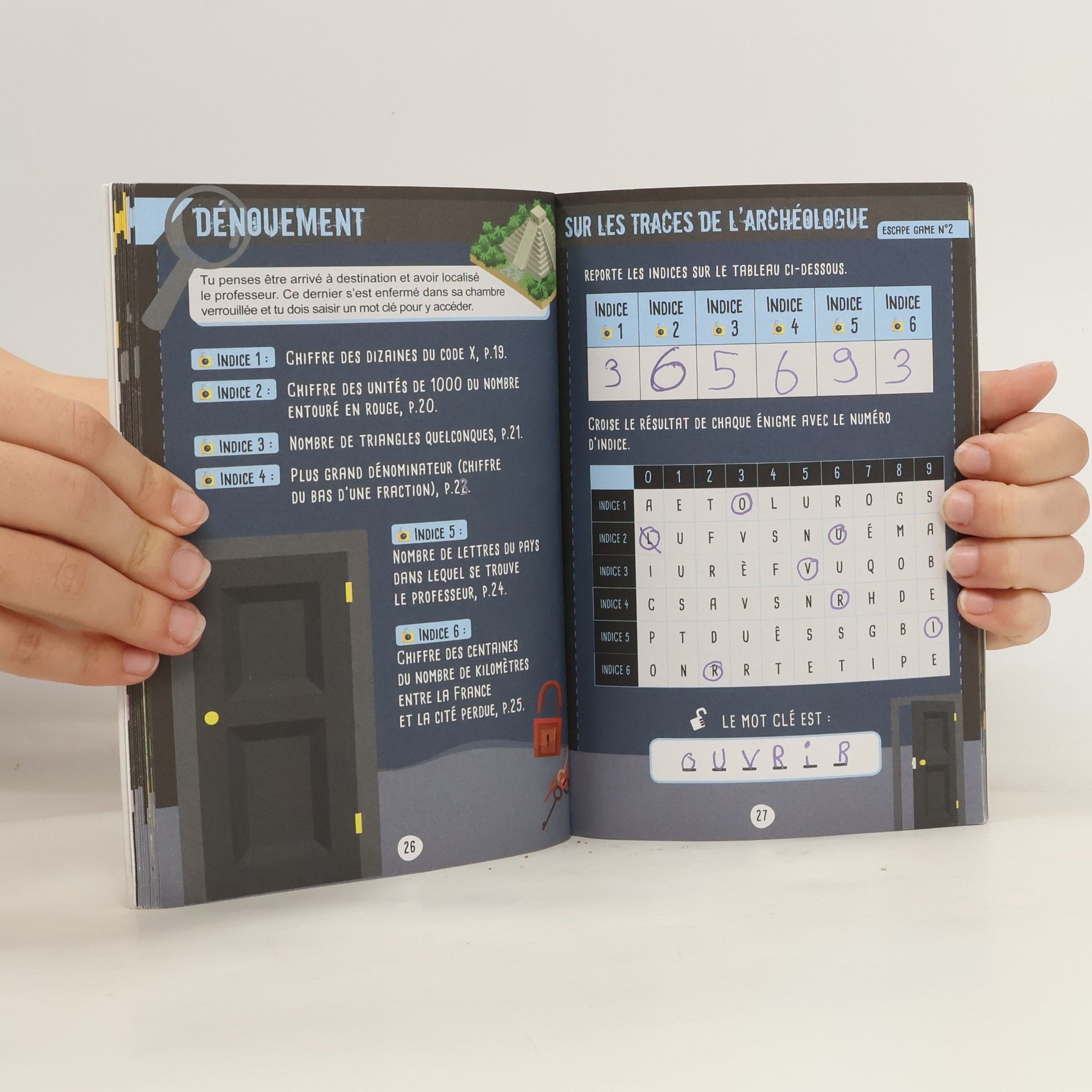 Mallory Monhard Escape games des petits génies CM1: Du CM1 au CM2