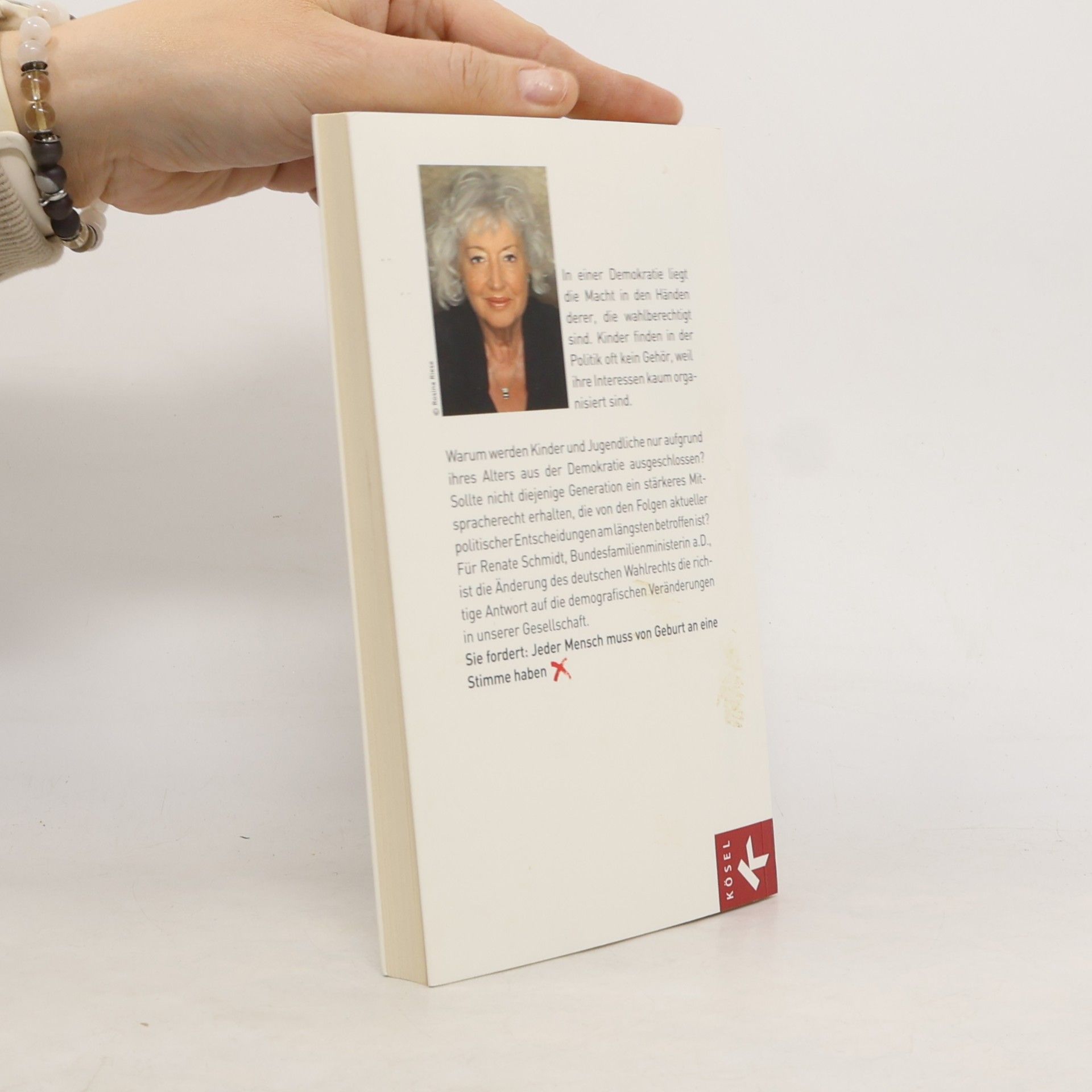 Renate Schmidt Lasst unsere Kinder wählen!