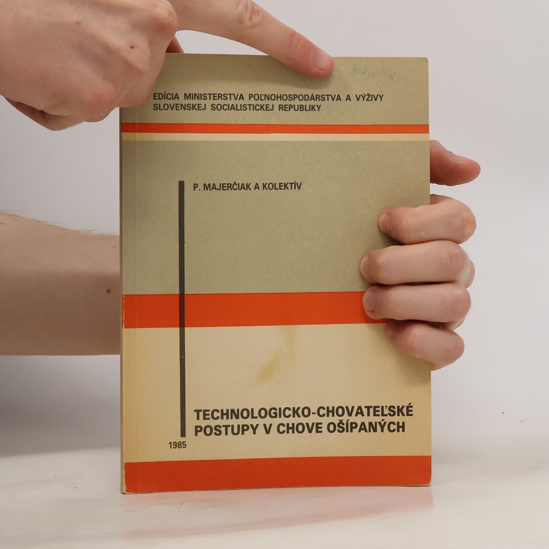 Kolektiv autorů Technologicko-chovateľské postupy v chove ošípaných