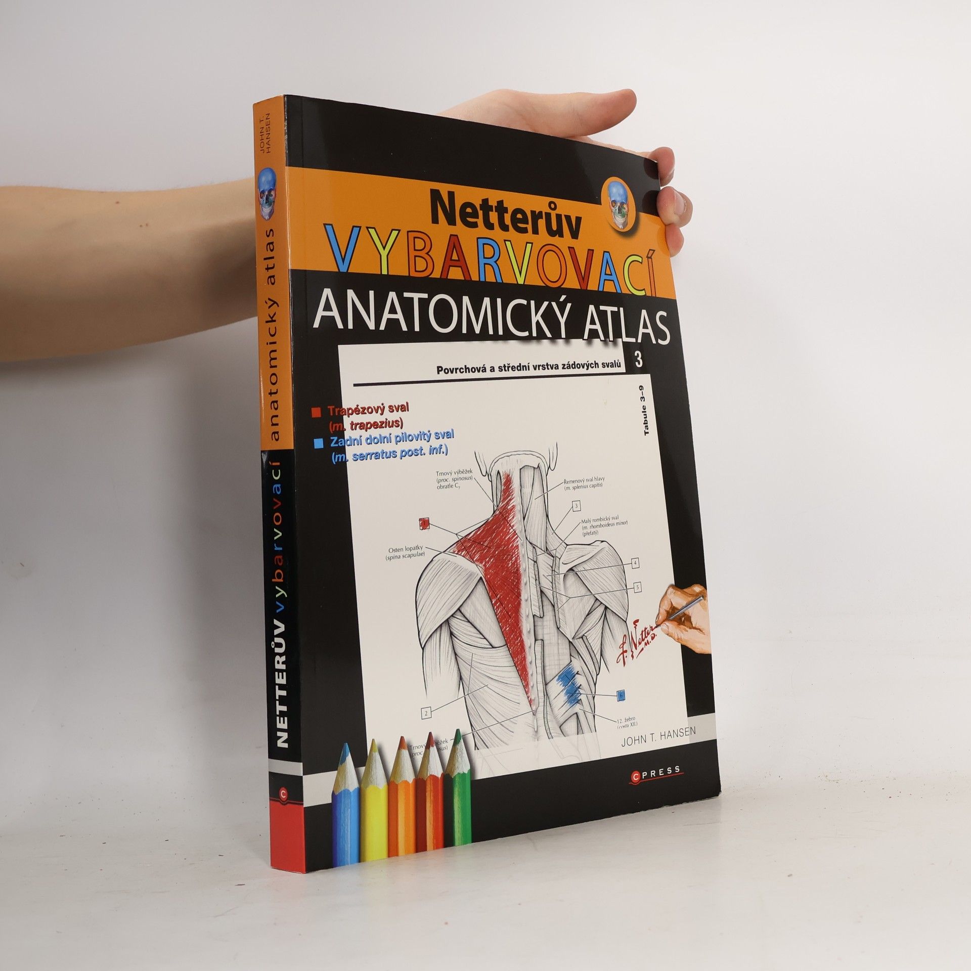 Netterův vybarvovací anatomický atlas
