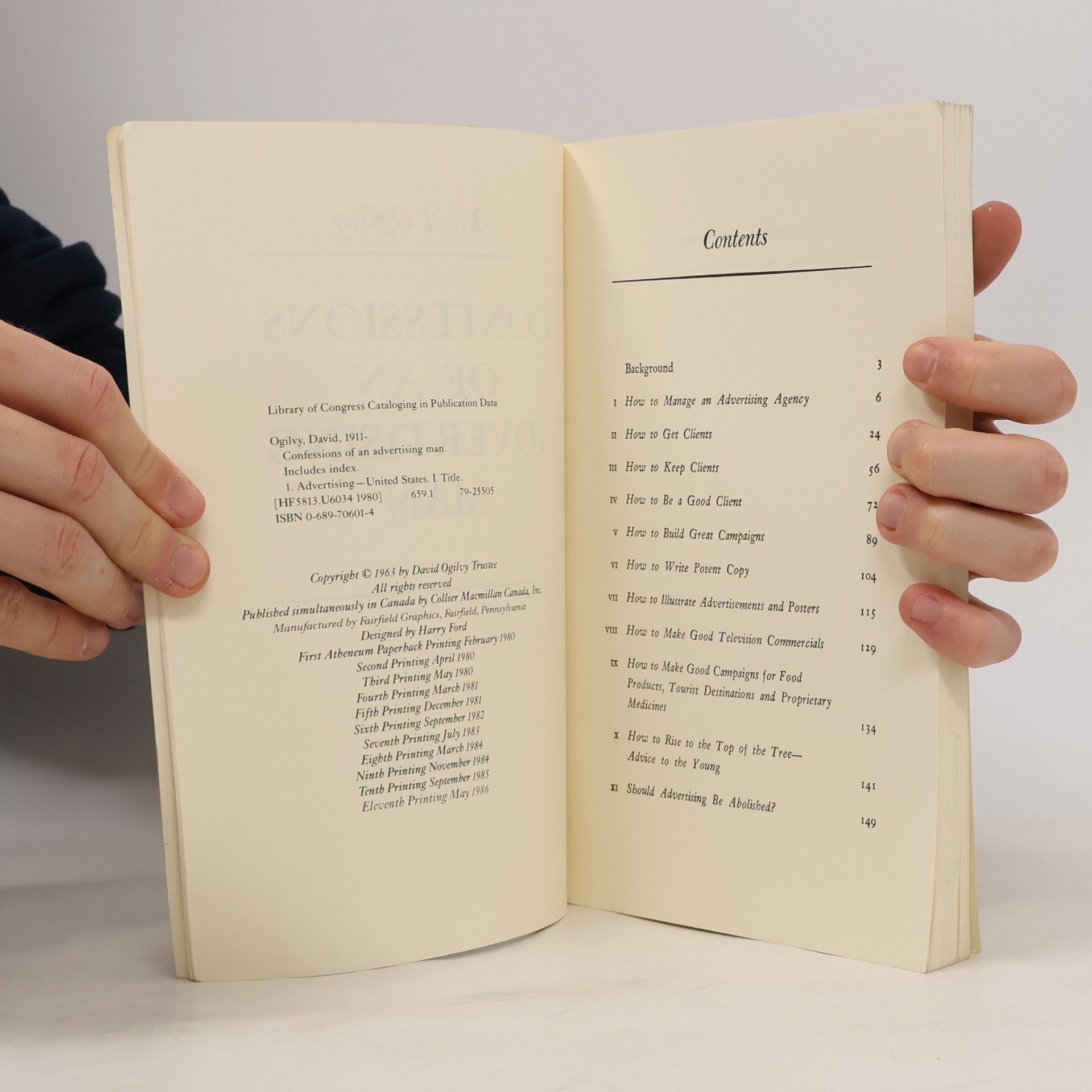 David Ogilvy Confessions of an Advertising Man