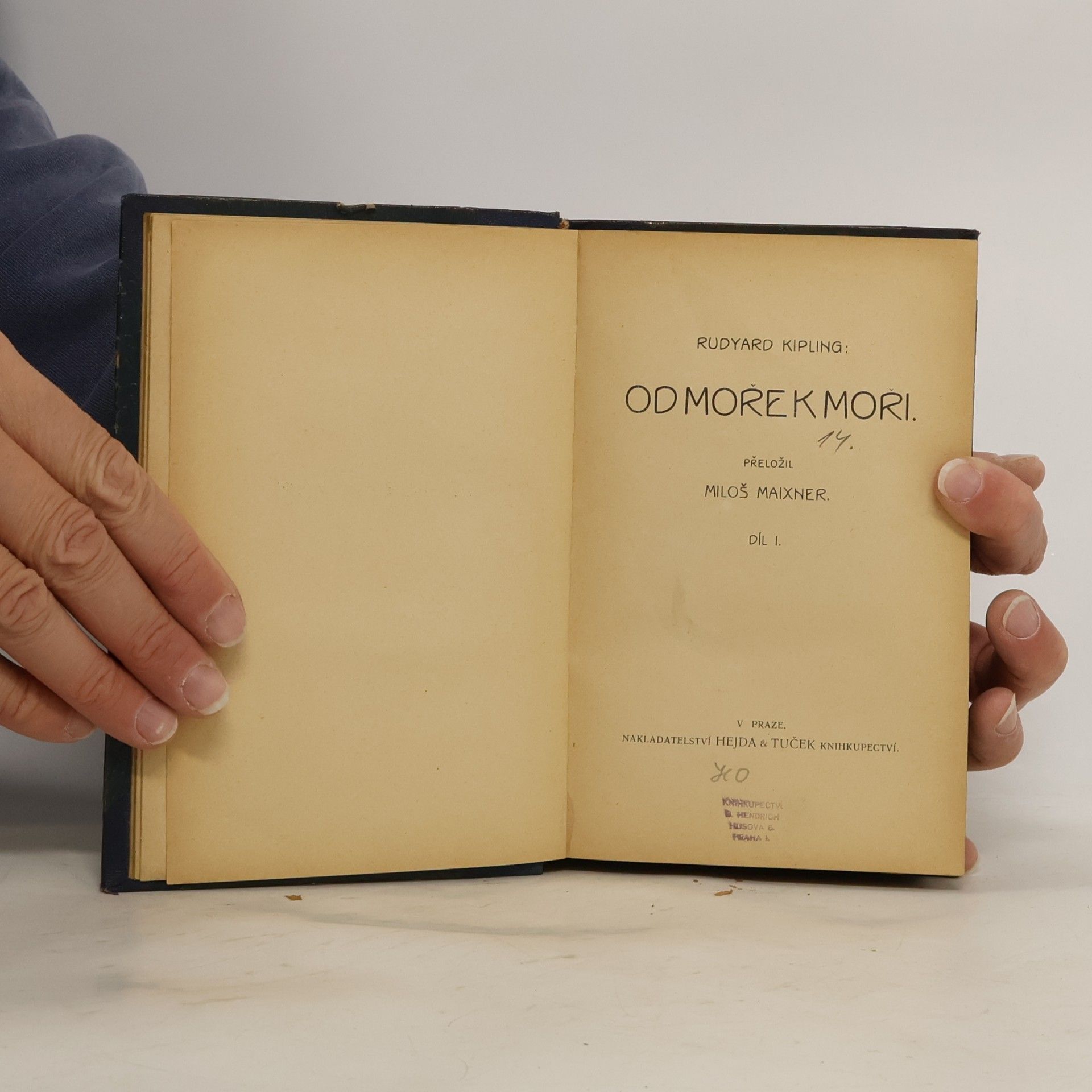 Rudyard Kipling Od moře k moři I.