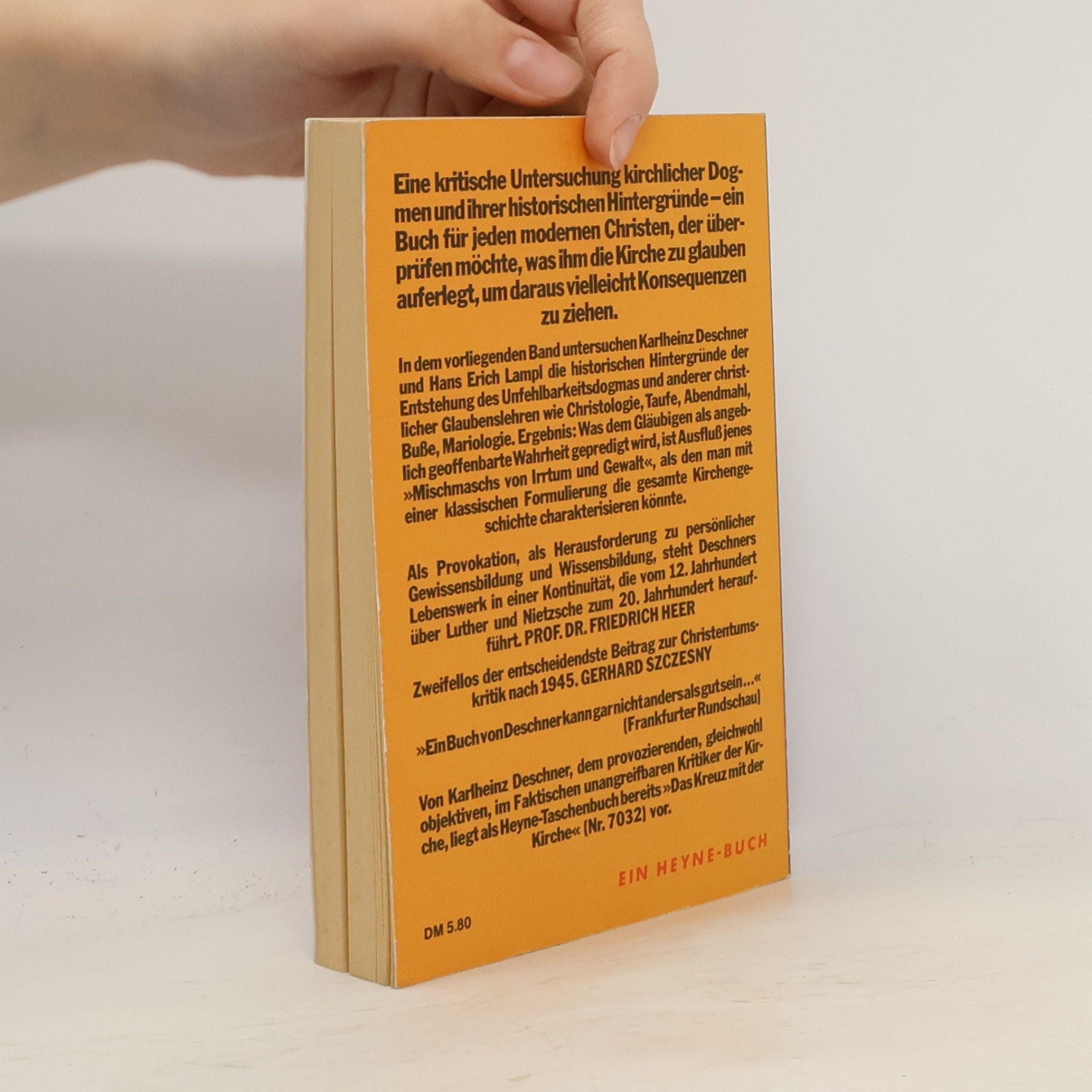 Karlheinz Deschner Der gefälschte Glaube