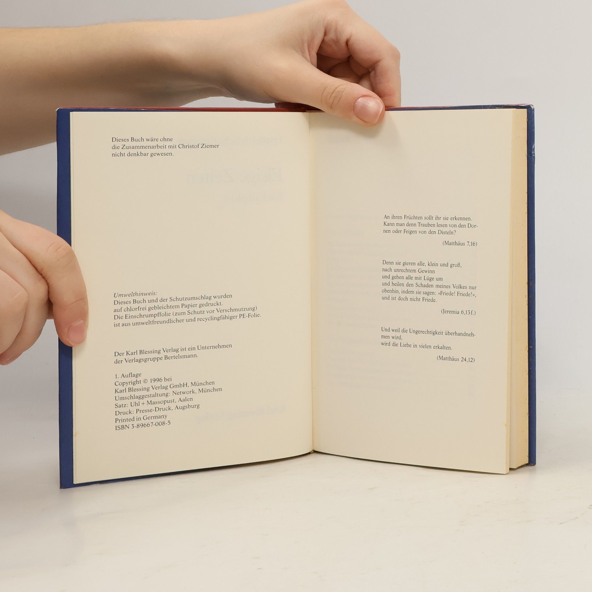 Friedrich Schorlemmer Eisige Zeiten. Ein Pamphlet