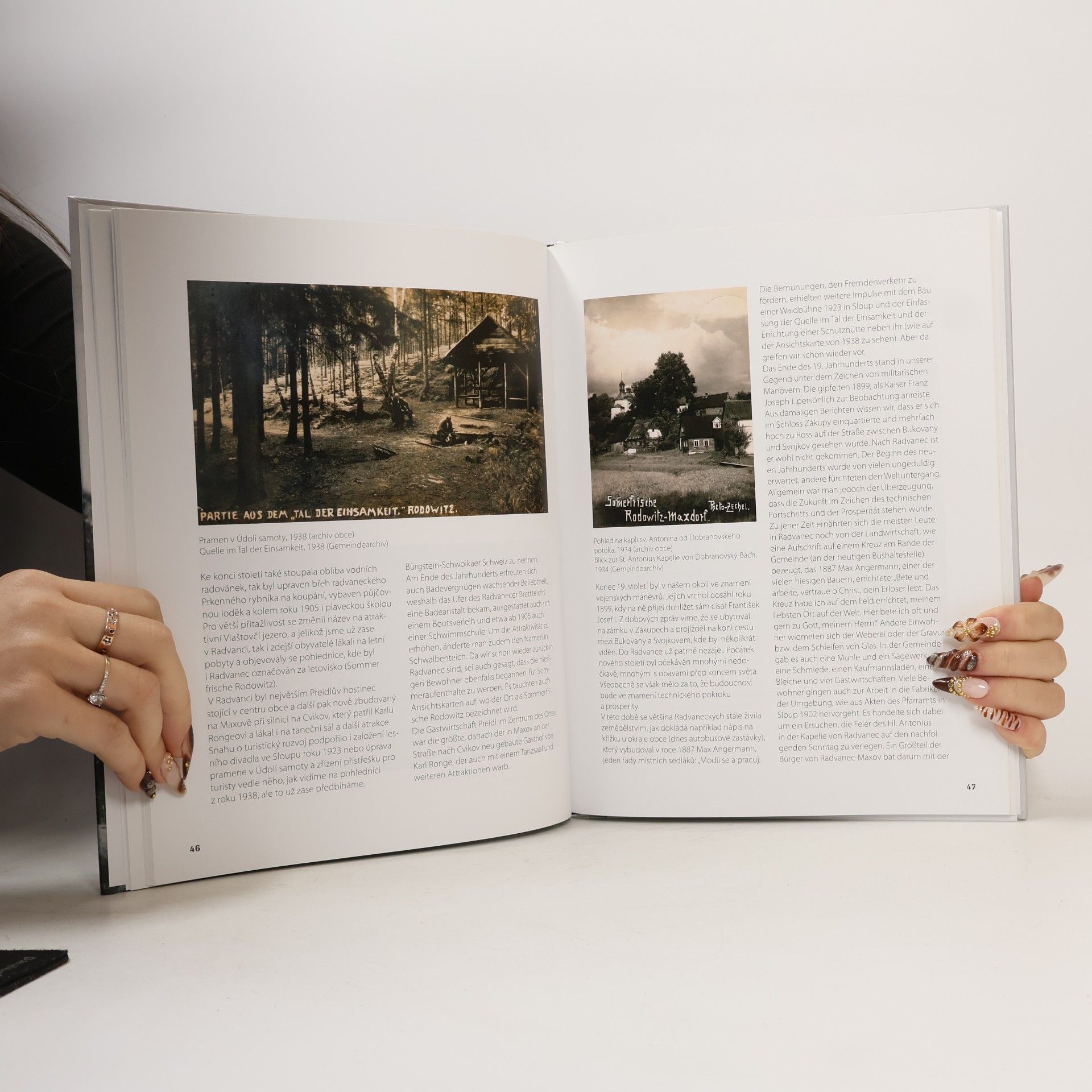 Michal Kosina Historie Radvance, Geschichte von Rodowitz