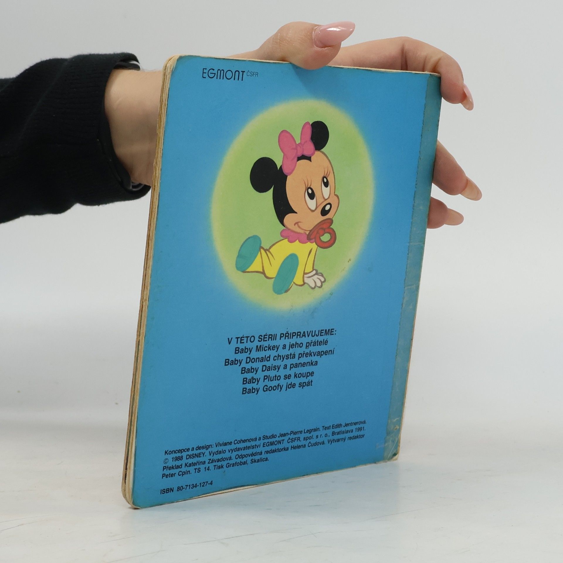 Walt Disney Baby Minnie a láhev mlíčka