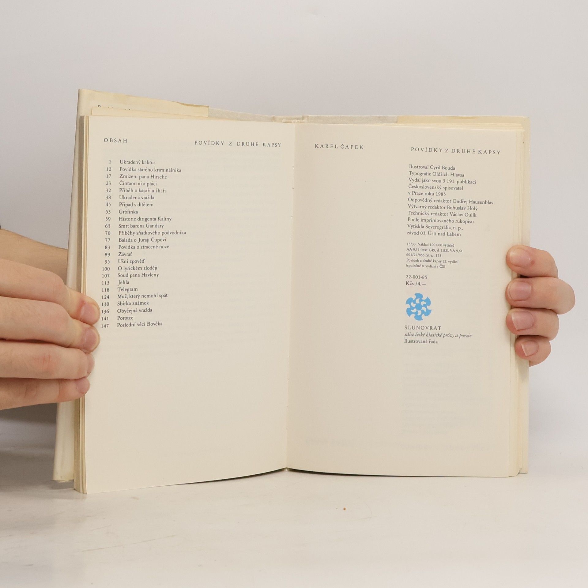 Karel Čapek Povídky z druhé kapsy