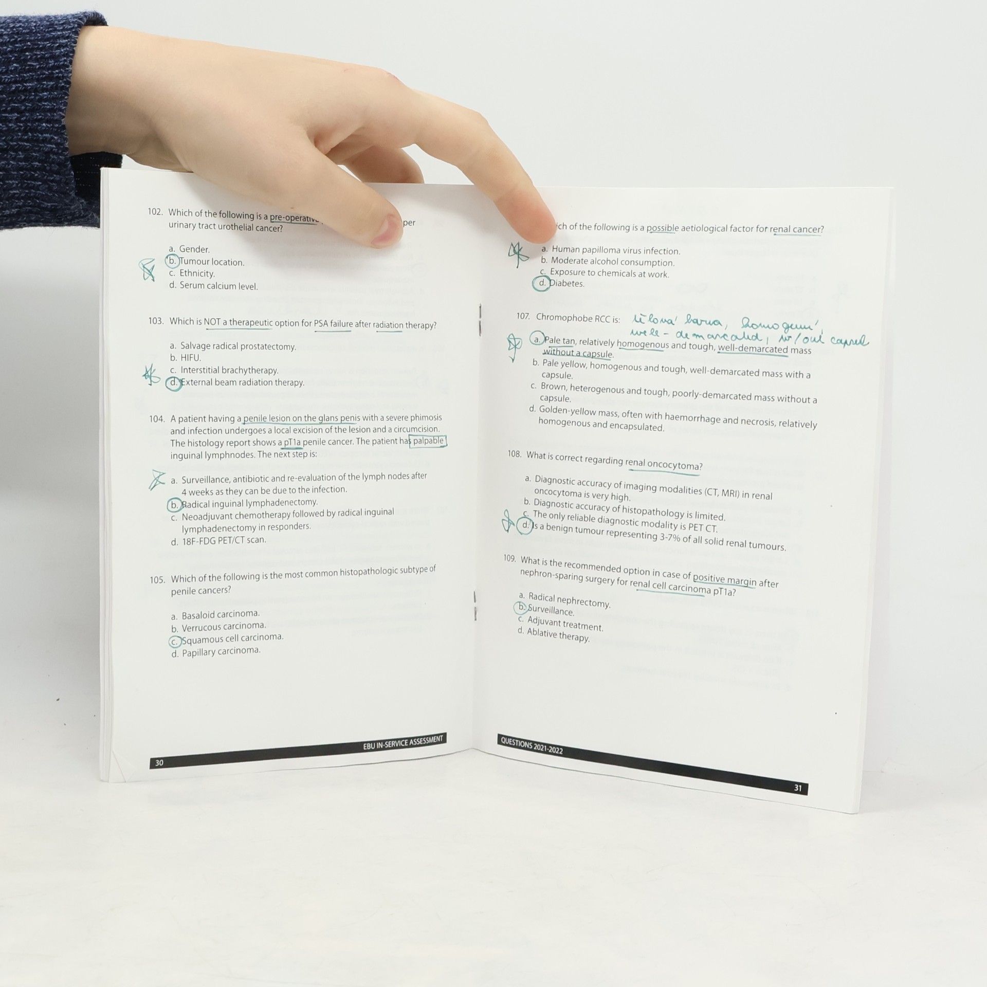 Various authors EBU In-Service Assessment Questions 2021-2022