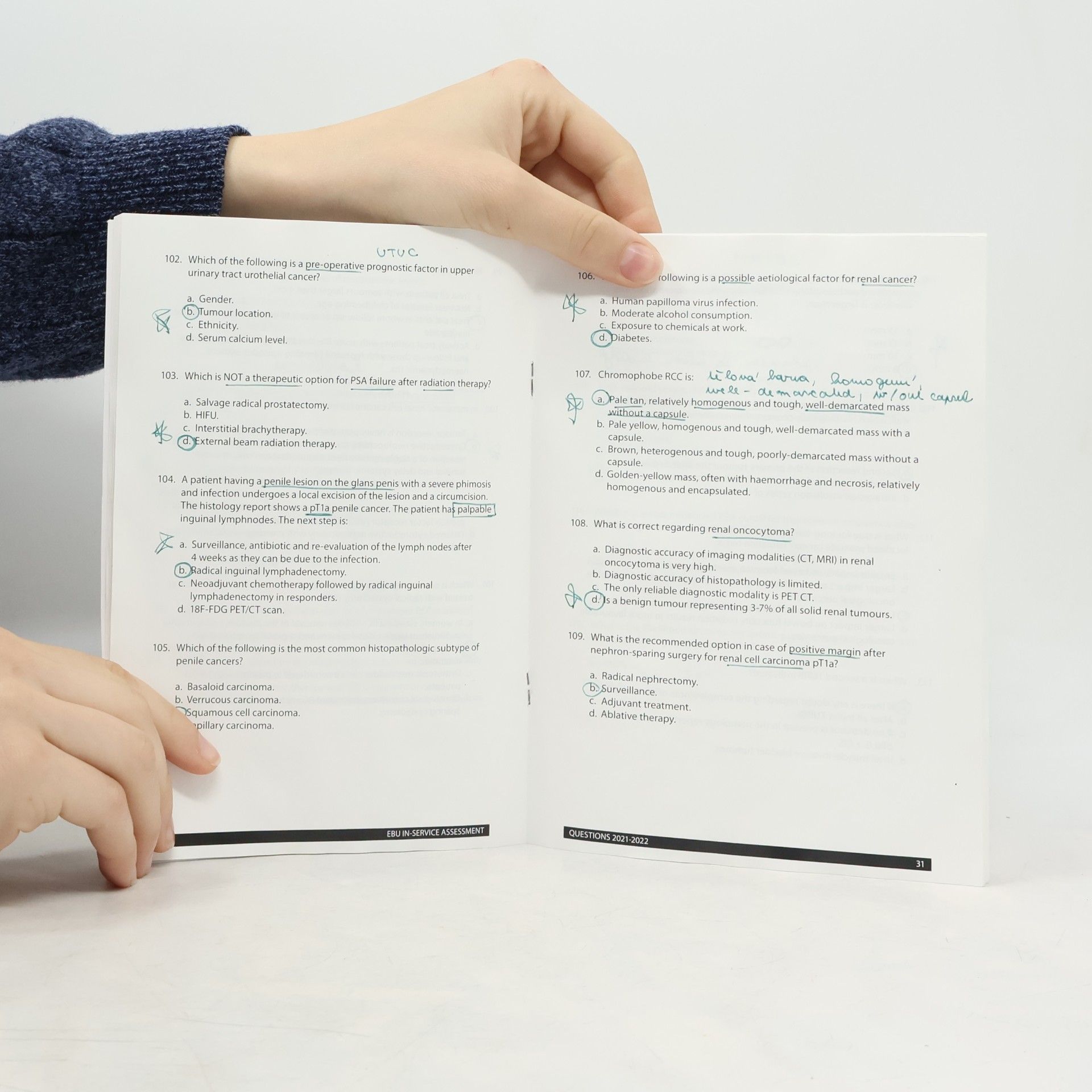 Various authors EBU In-Service Assessment Questions 2021-2022