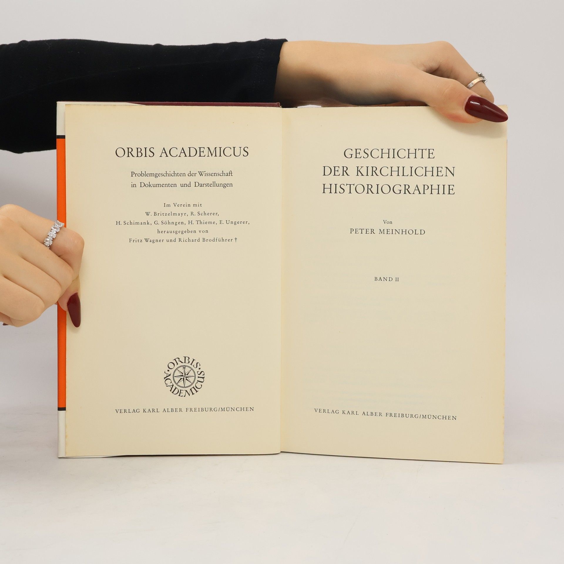 Peter Meinhold Geschichte der kirchlichen Historiographie