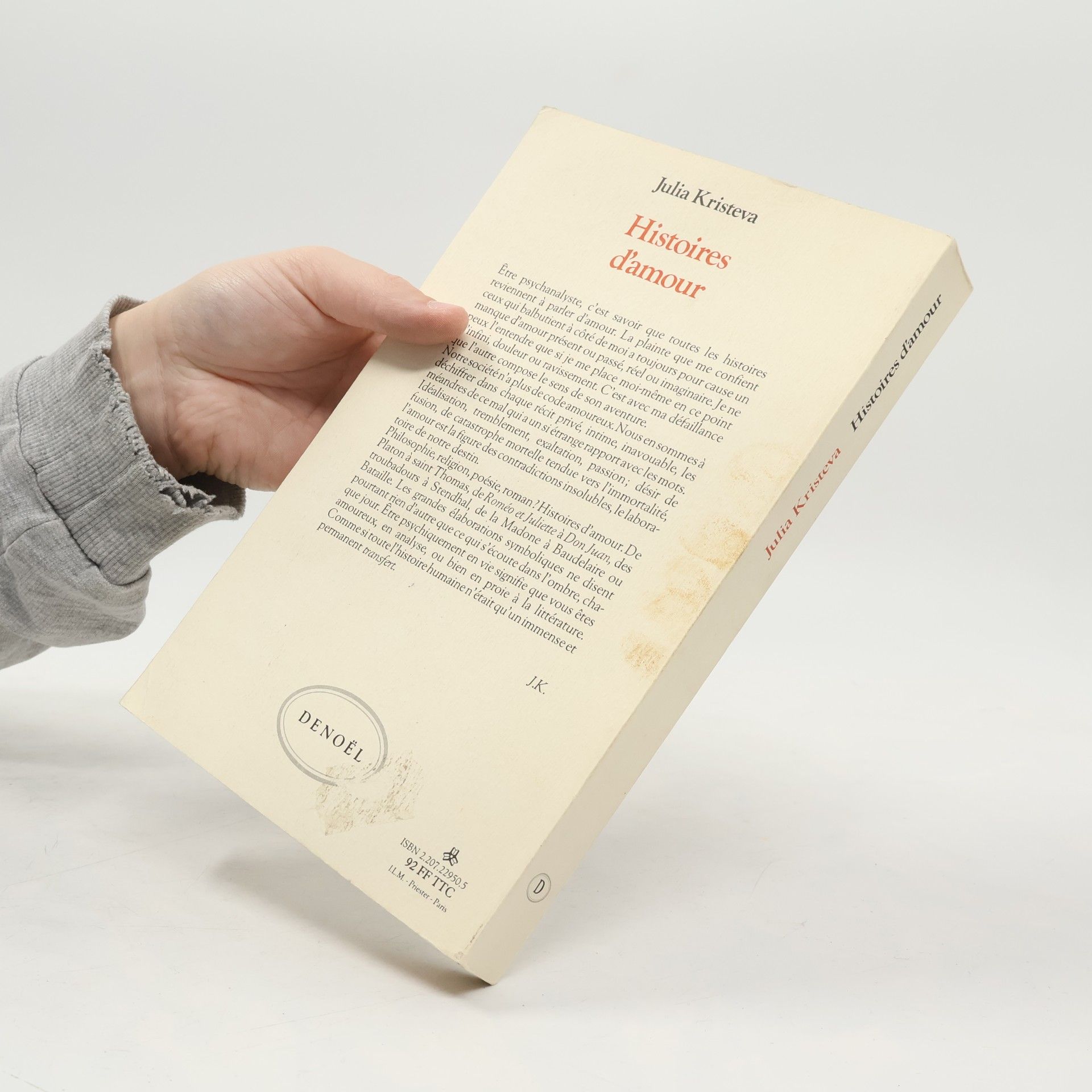 Julia Kristeva L'Infini: Histoires d'amour