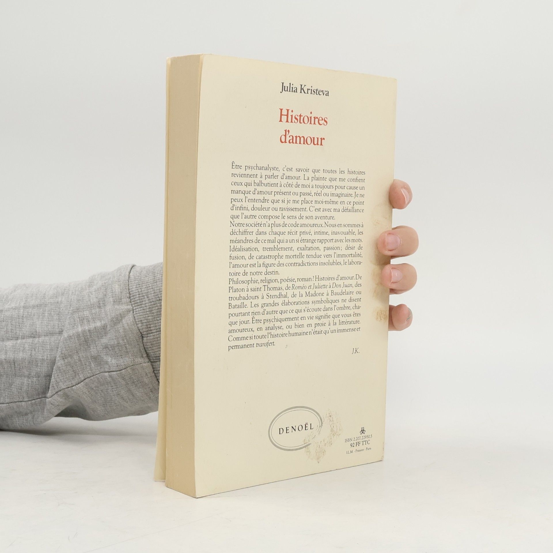 Julia Kristeva L'Infini: Histoires d'amour