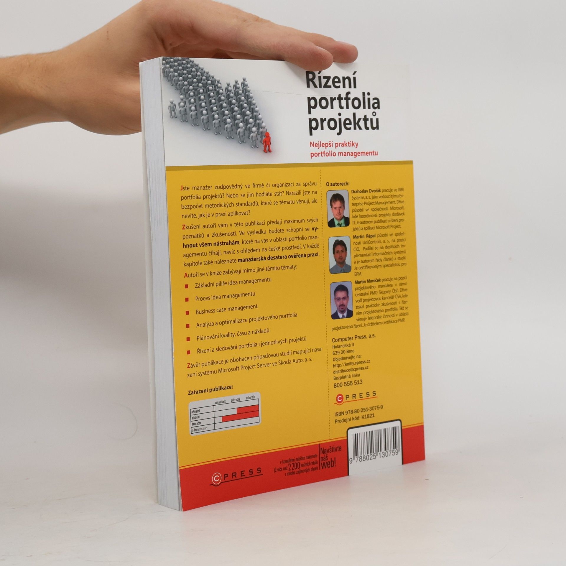 Drahoslav Dvořák Řízení portfolia projektů