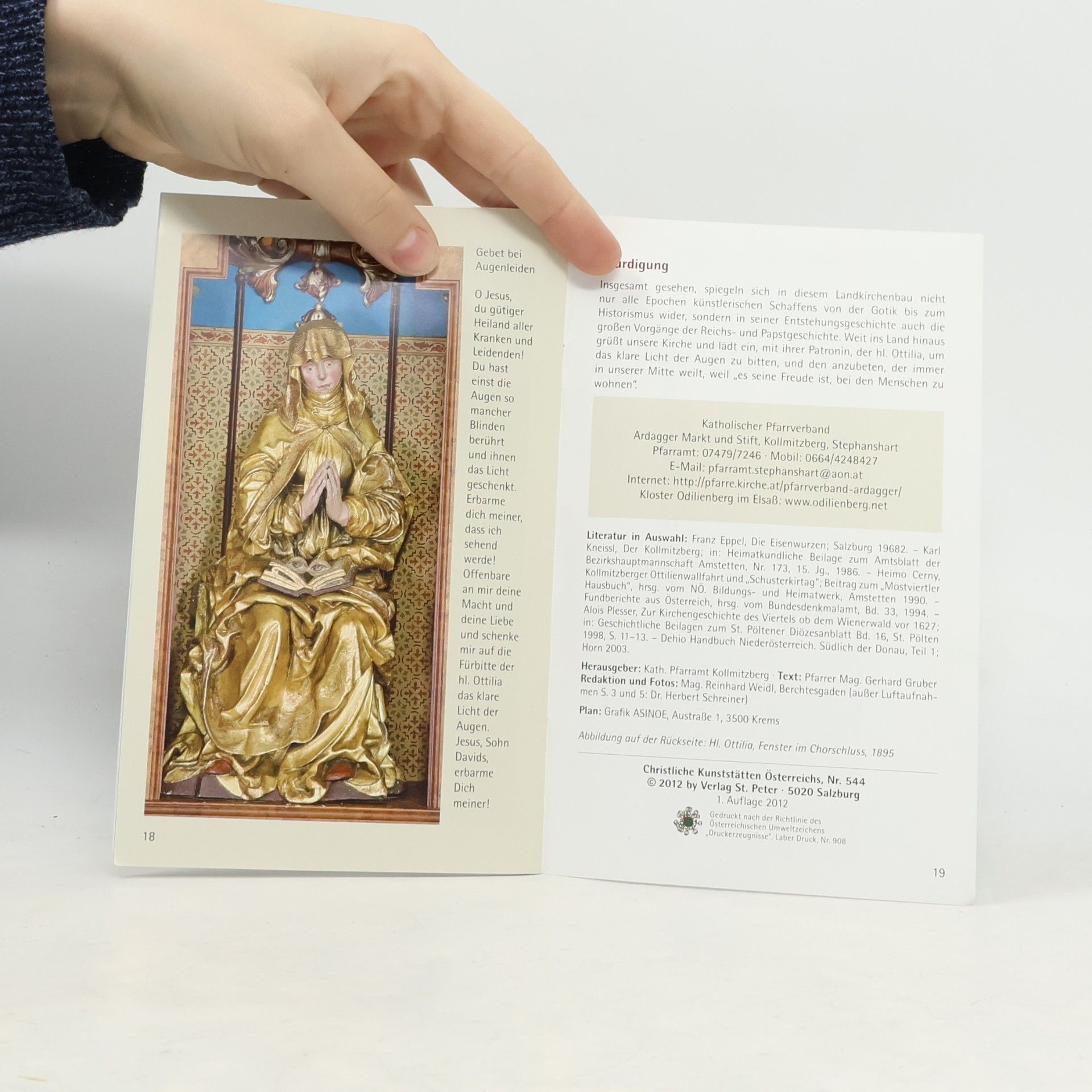 Mag. Gerhard Gruber Pfarrkirche zur hl. Ottilia in Kollmitzberg