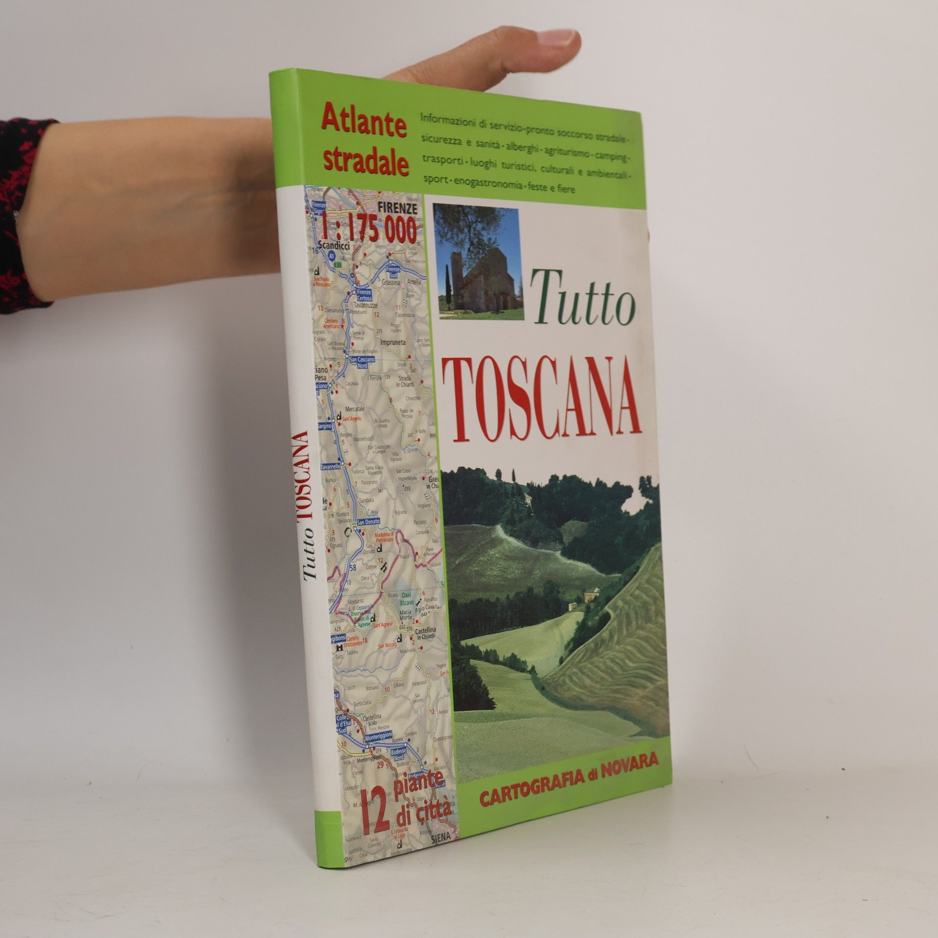 Tutto Toscana guida-Atlante stradale 1:175.000