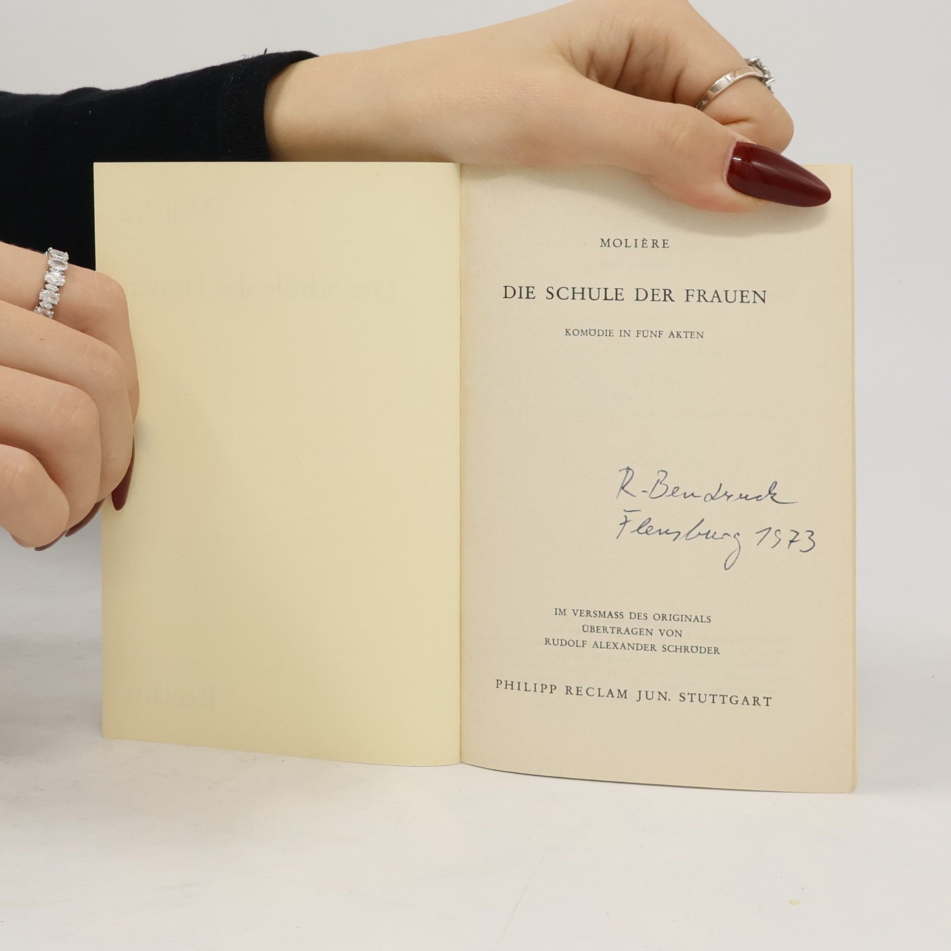 Molière Die Schule der Frauen