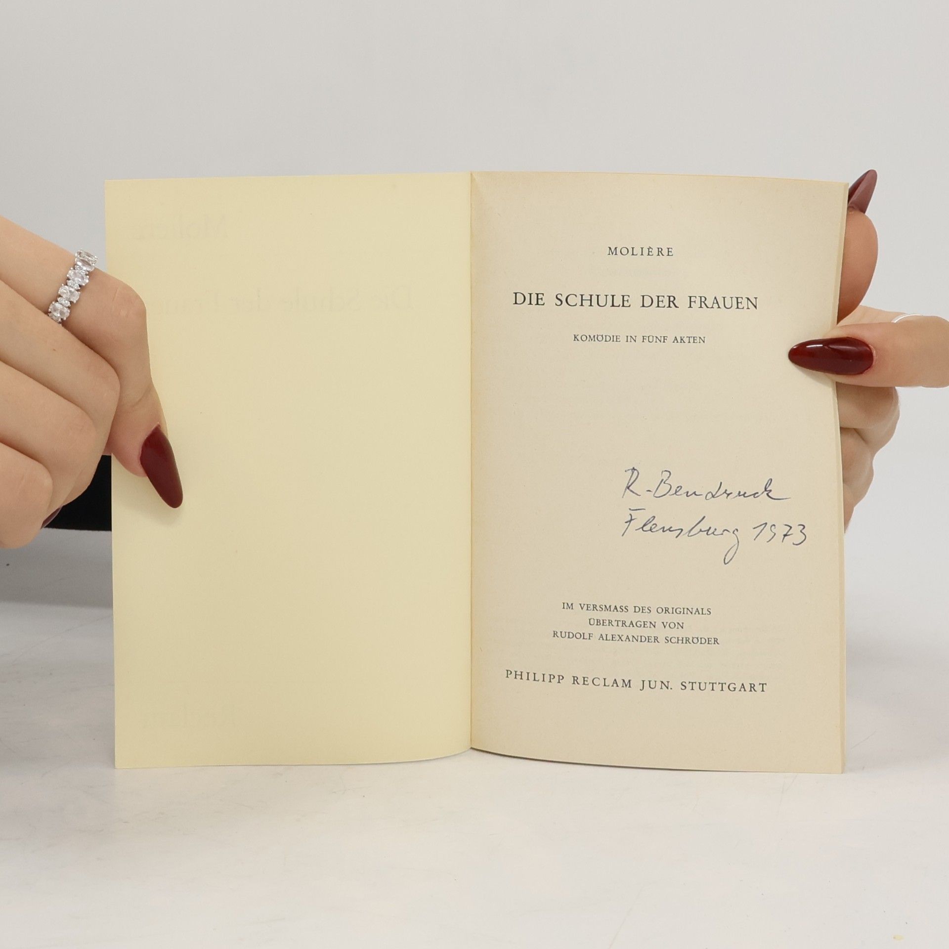 Molière Die Schule der Frauen
