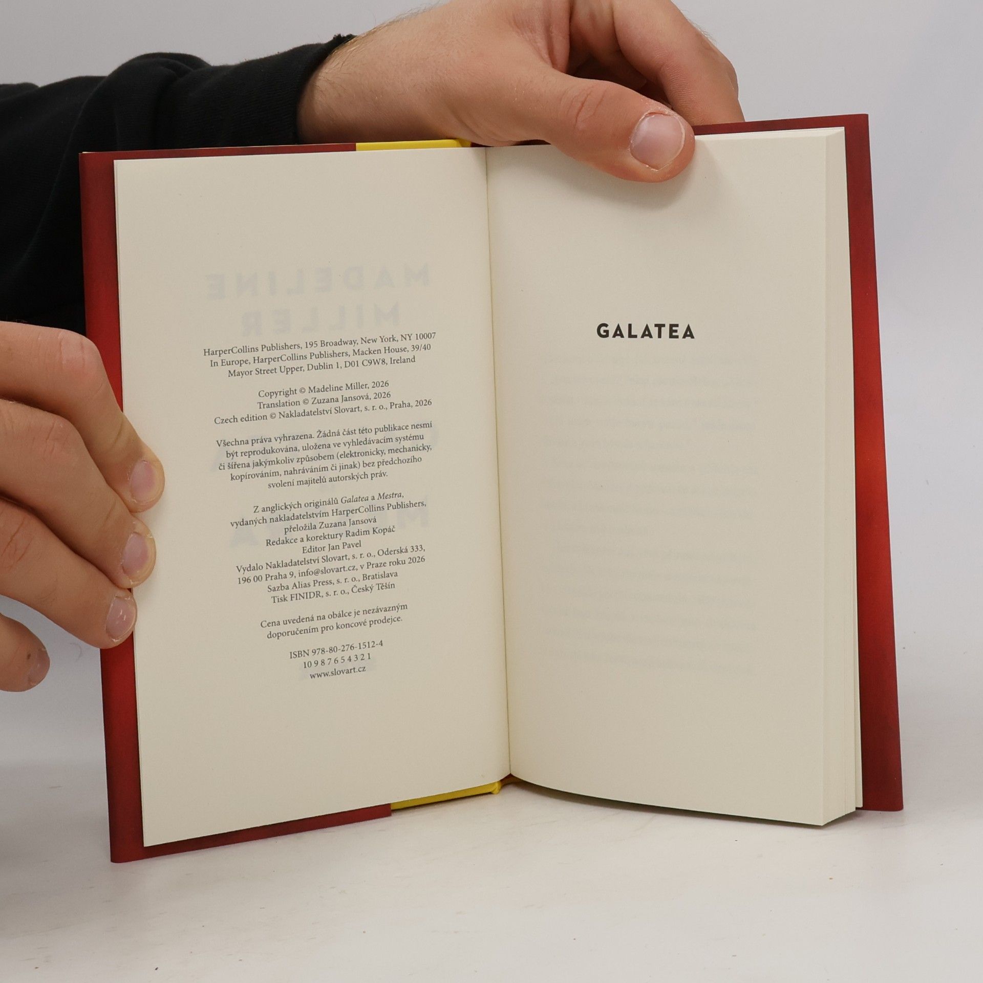 Madeline Miller Galatea a Mestra