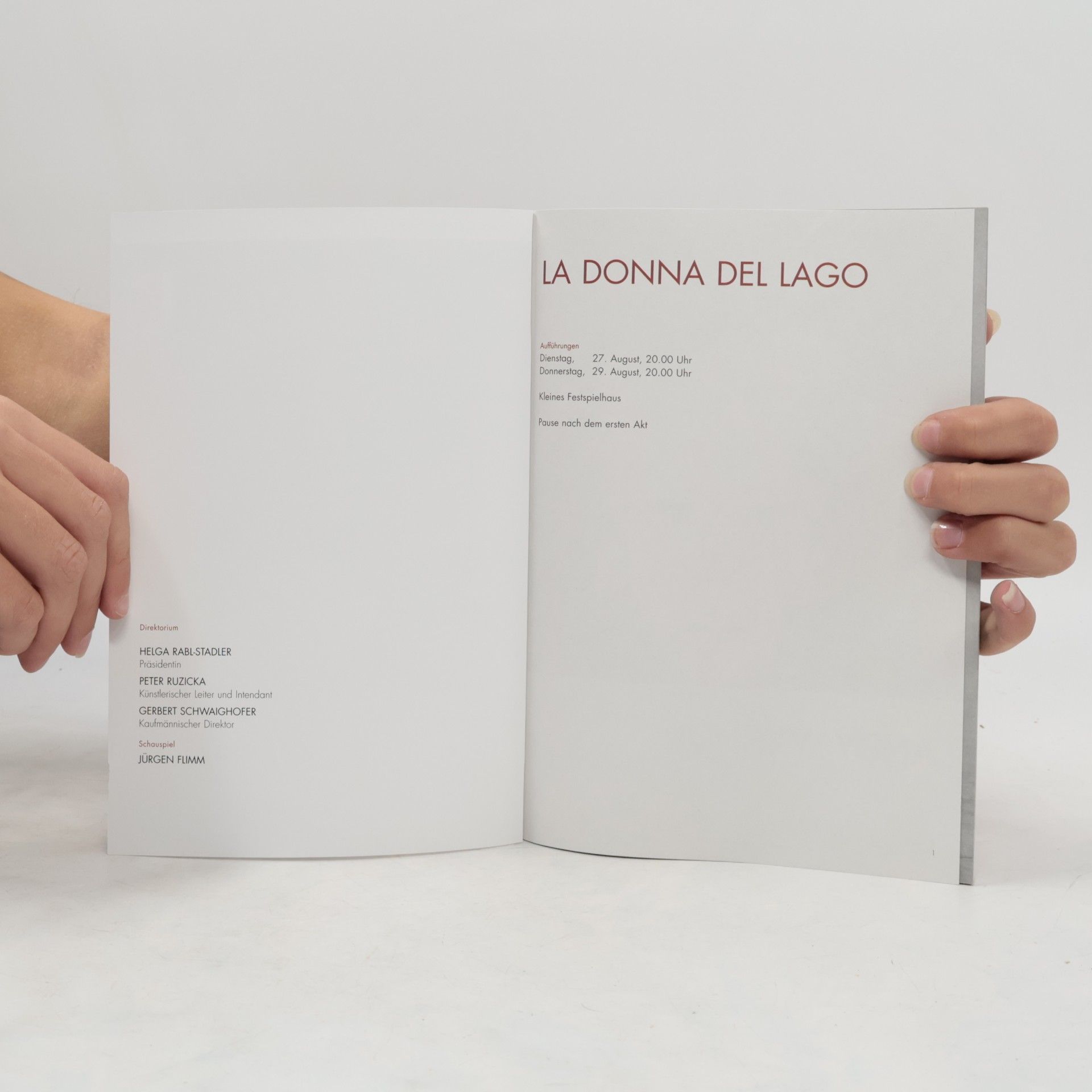 Various authors La Donna del Lago