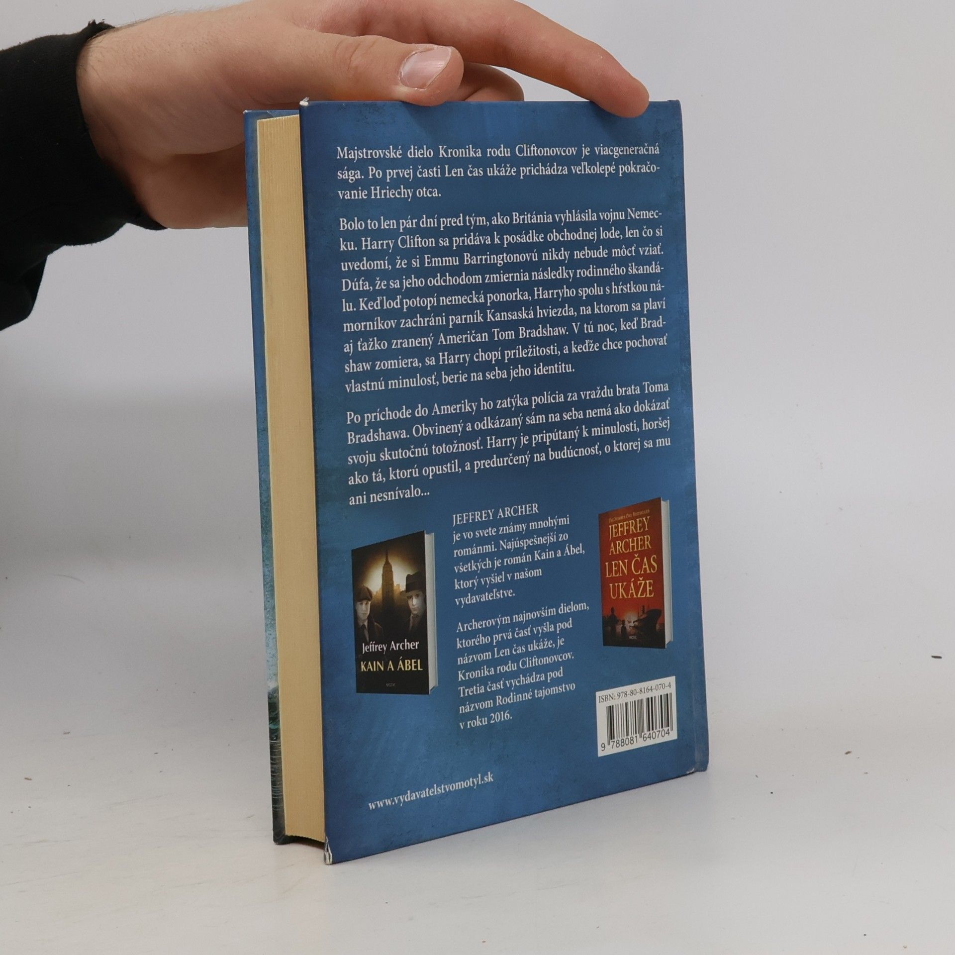 Jeffrey Archer Hriechy otca