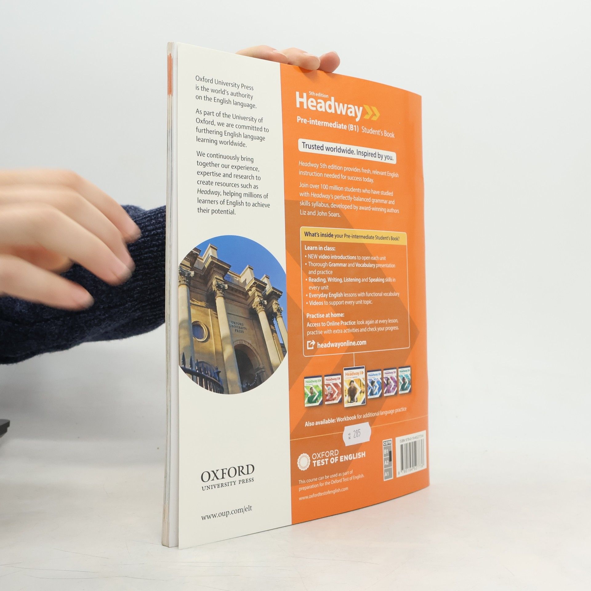 Autorenkollektiv Headway 5E Pre-Interm SB A + online practice